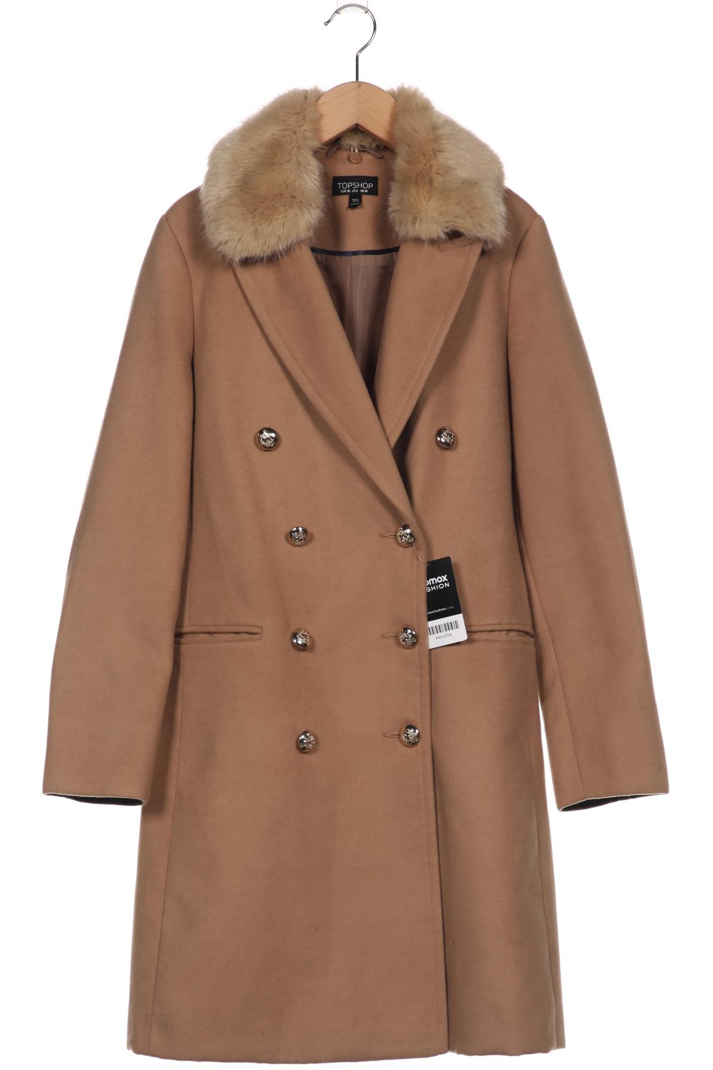

Topshop Damen Mantel, braun, Gr. 38
