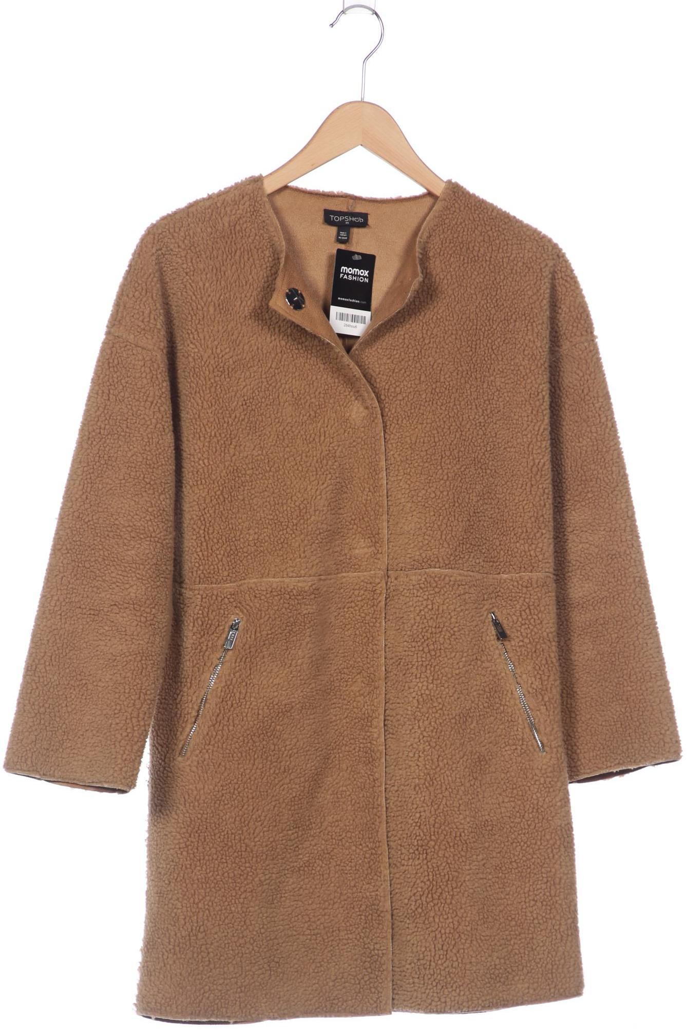 

Topshop Damen Mantel, beige, Gr. 34