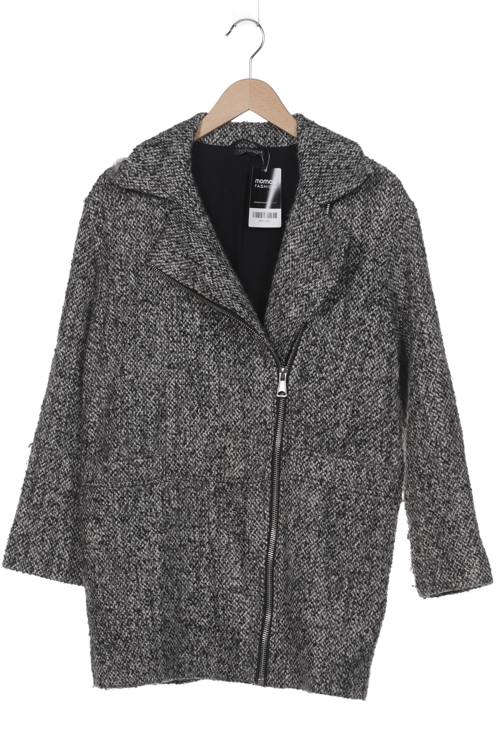

Topshop Damen Mantel, grau, Gr. 36