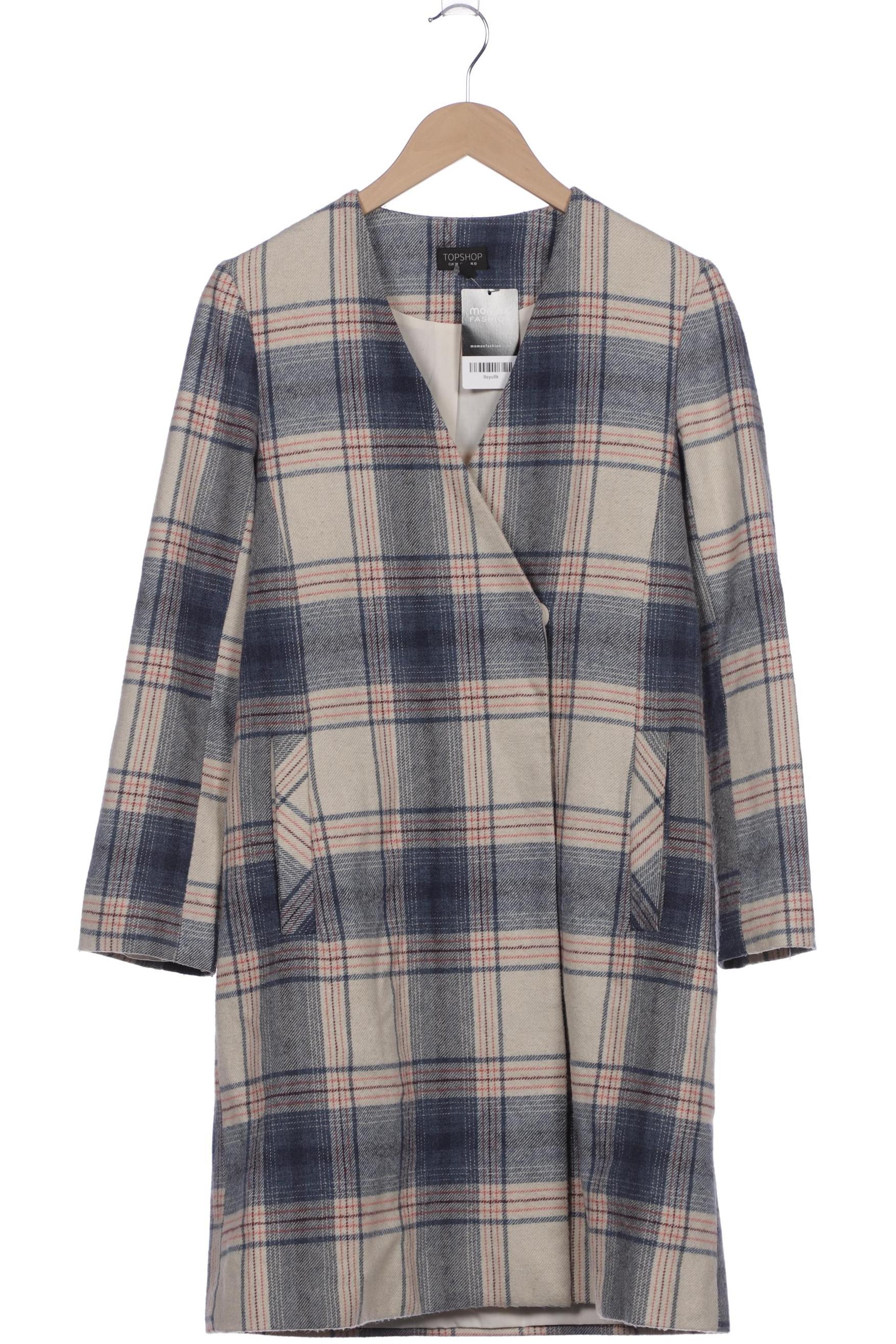

Topshop Damen Mantel, blau, Gr. 38