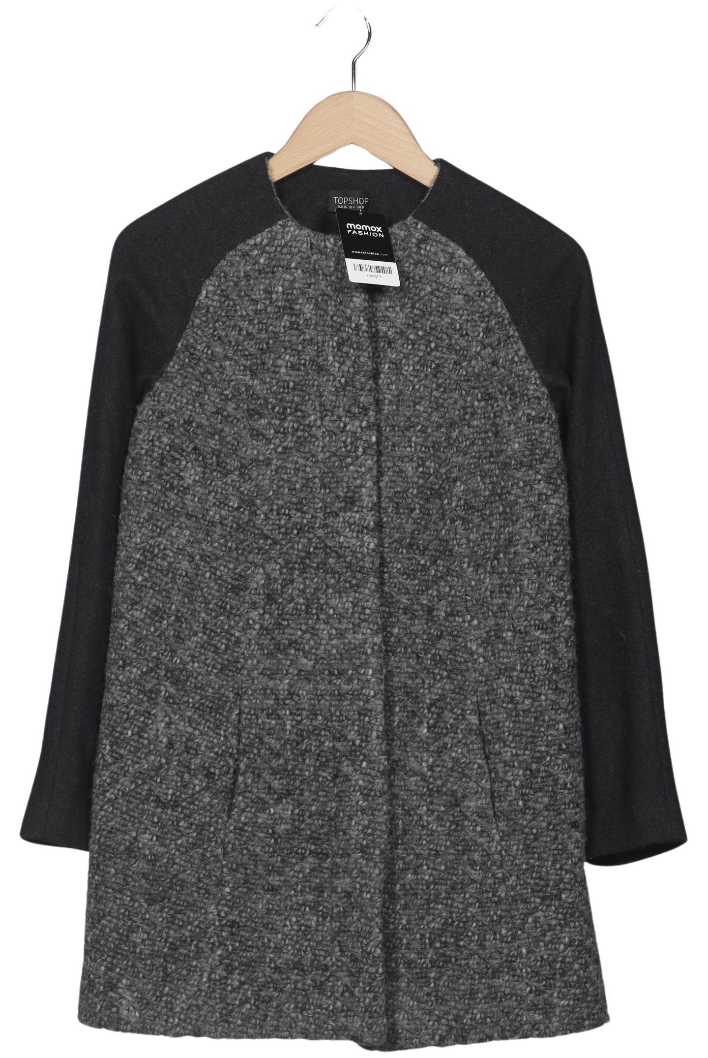 

Topshop Damen Mantel, mehrfarbig, Gr. 36