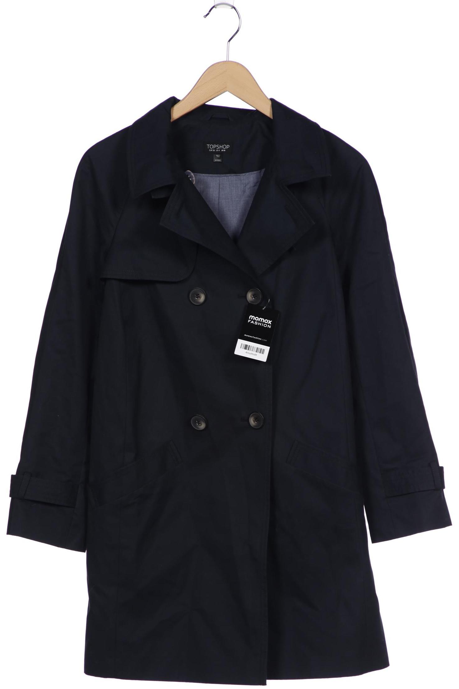 

Topshop Damen Mantel, marineblau, Gr. 36