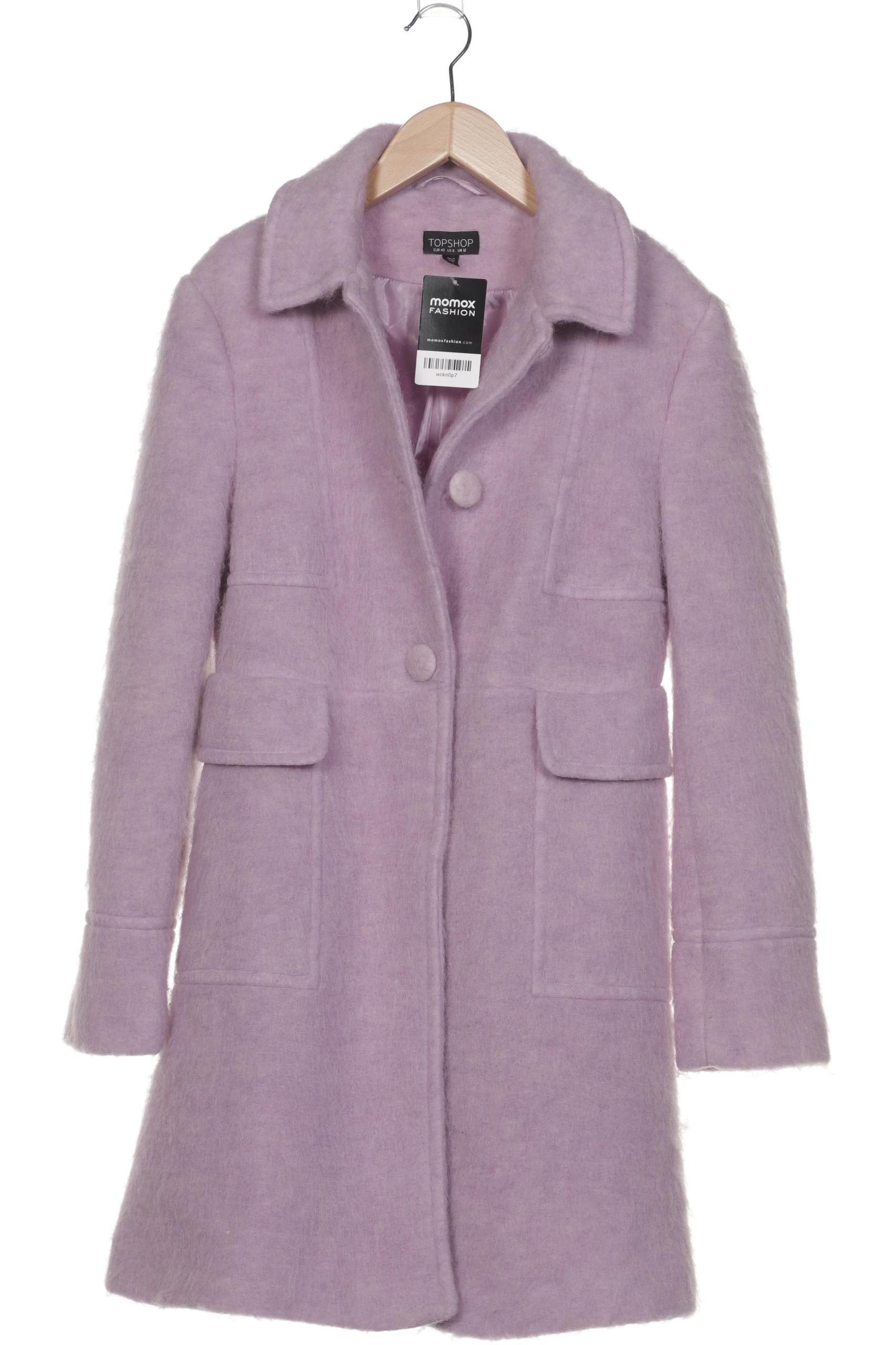 

Topshop Damen Mantel, flieder, Gr. 40