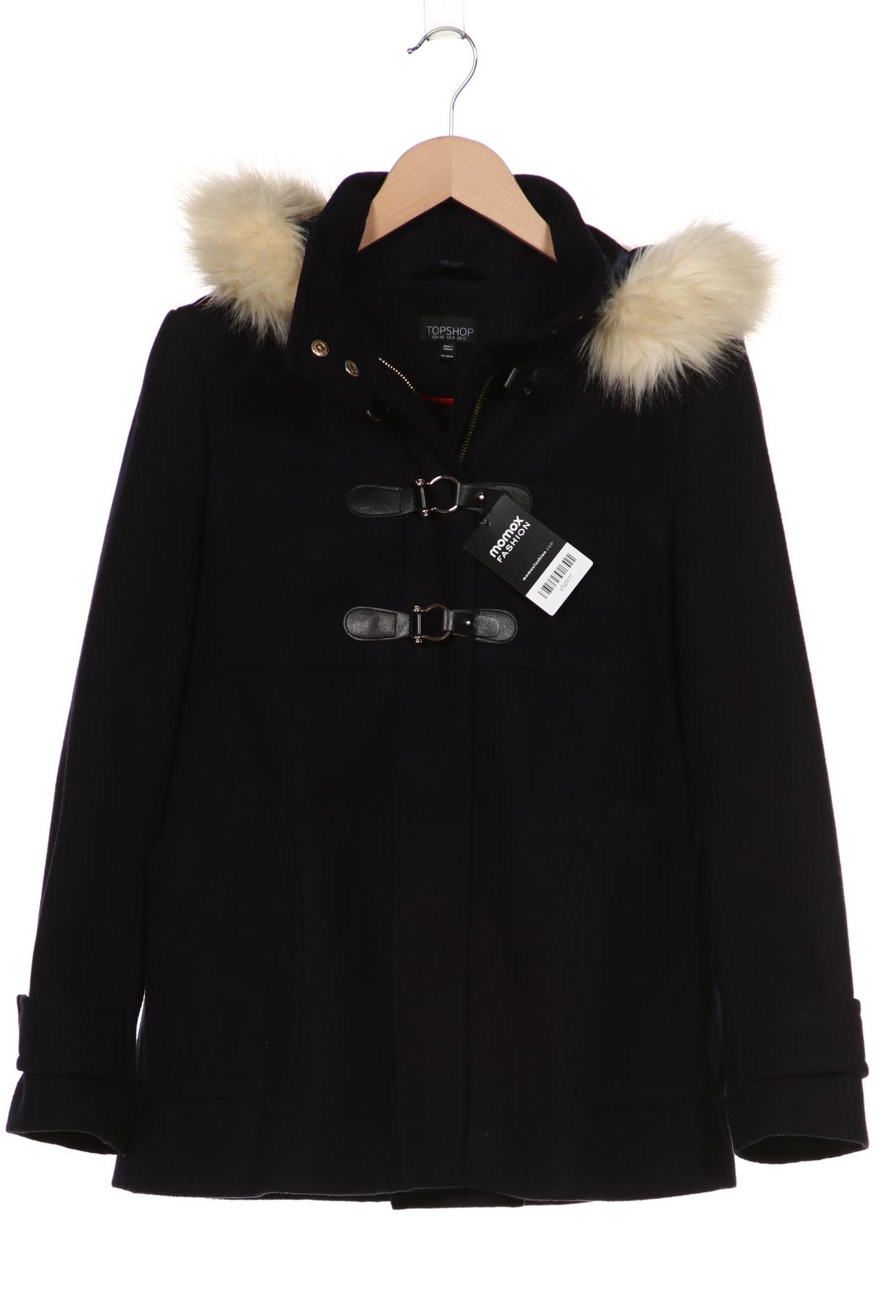 

Topshop Damen Mantel, marineblau, Gr. 40