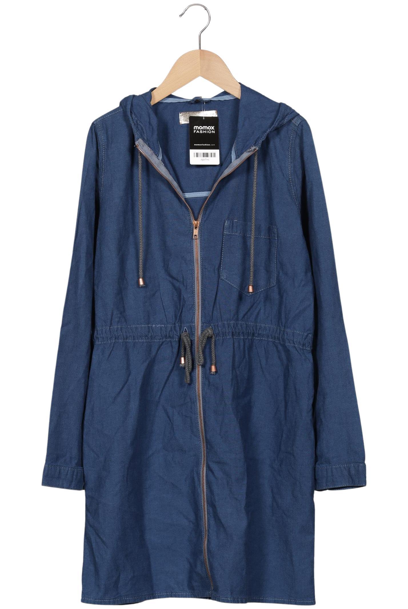 

Topshop Damen Mantel, blau, Gr. 34