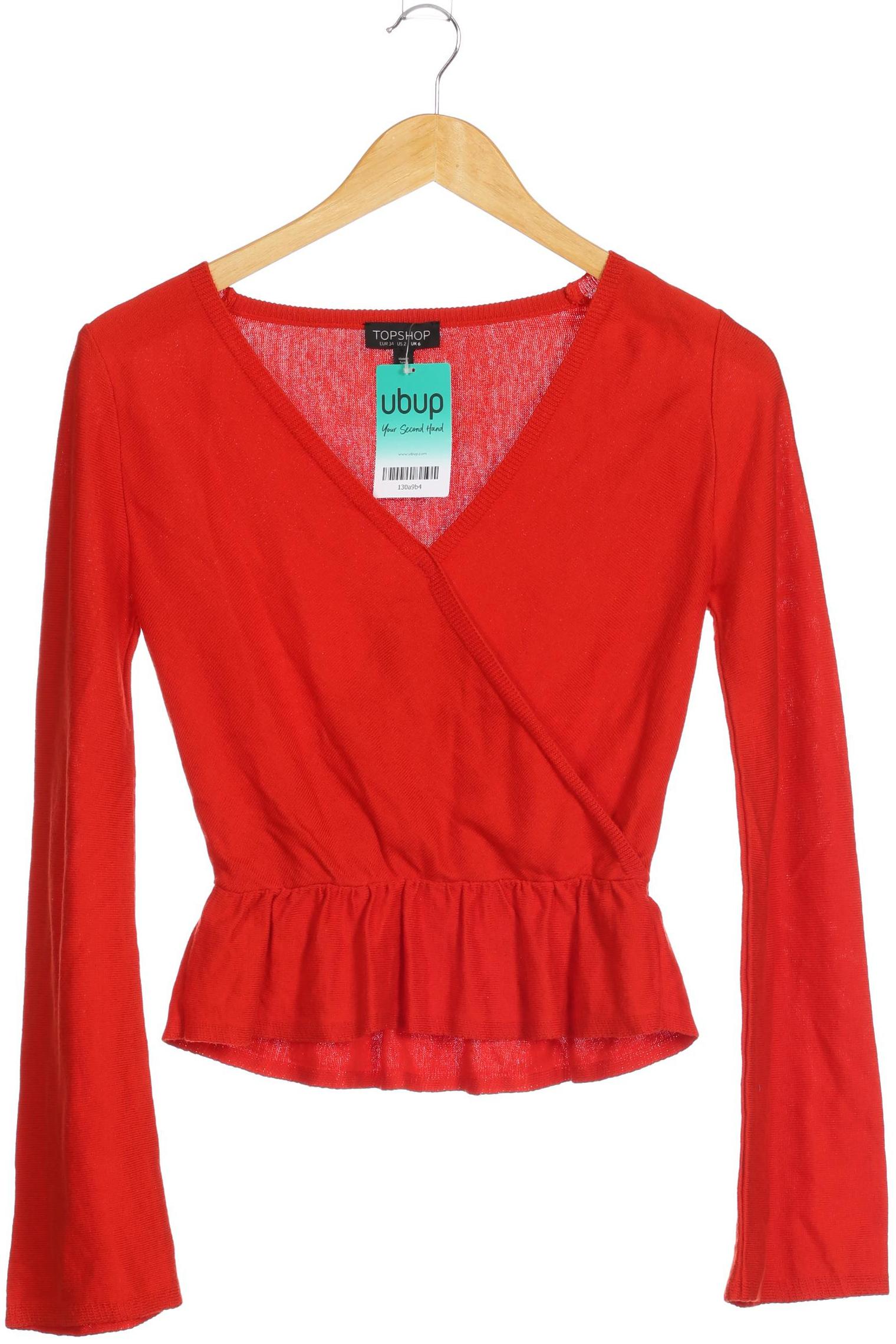 

Topshop Damen Pullover, rot, Gr. 34