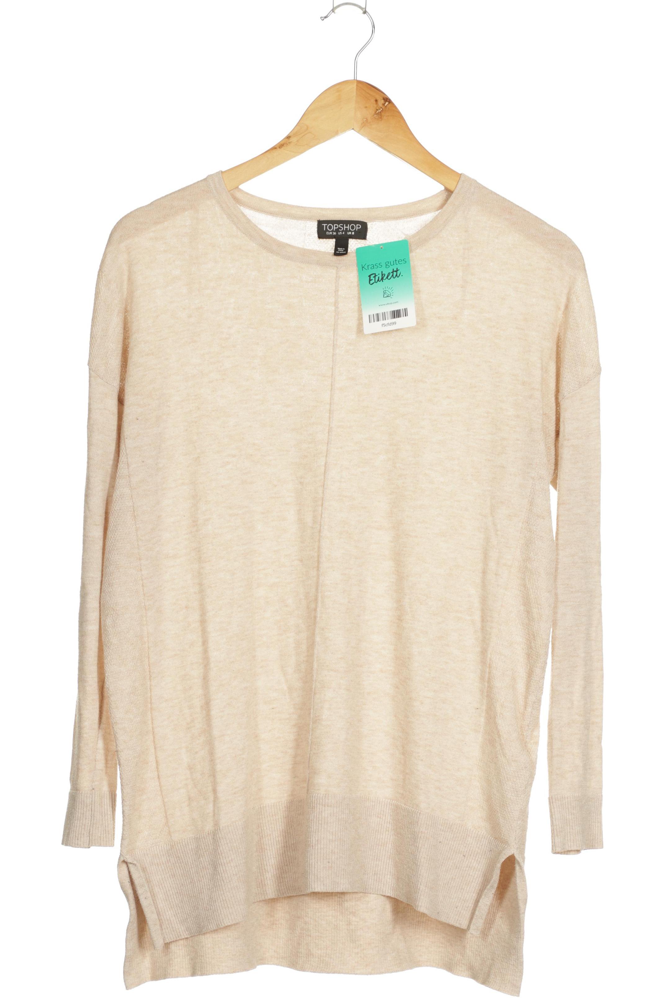 

Topshop Damen Pullover, beige, Gr. 36