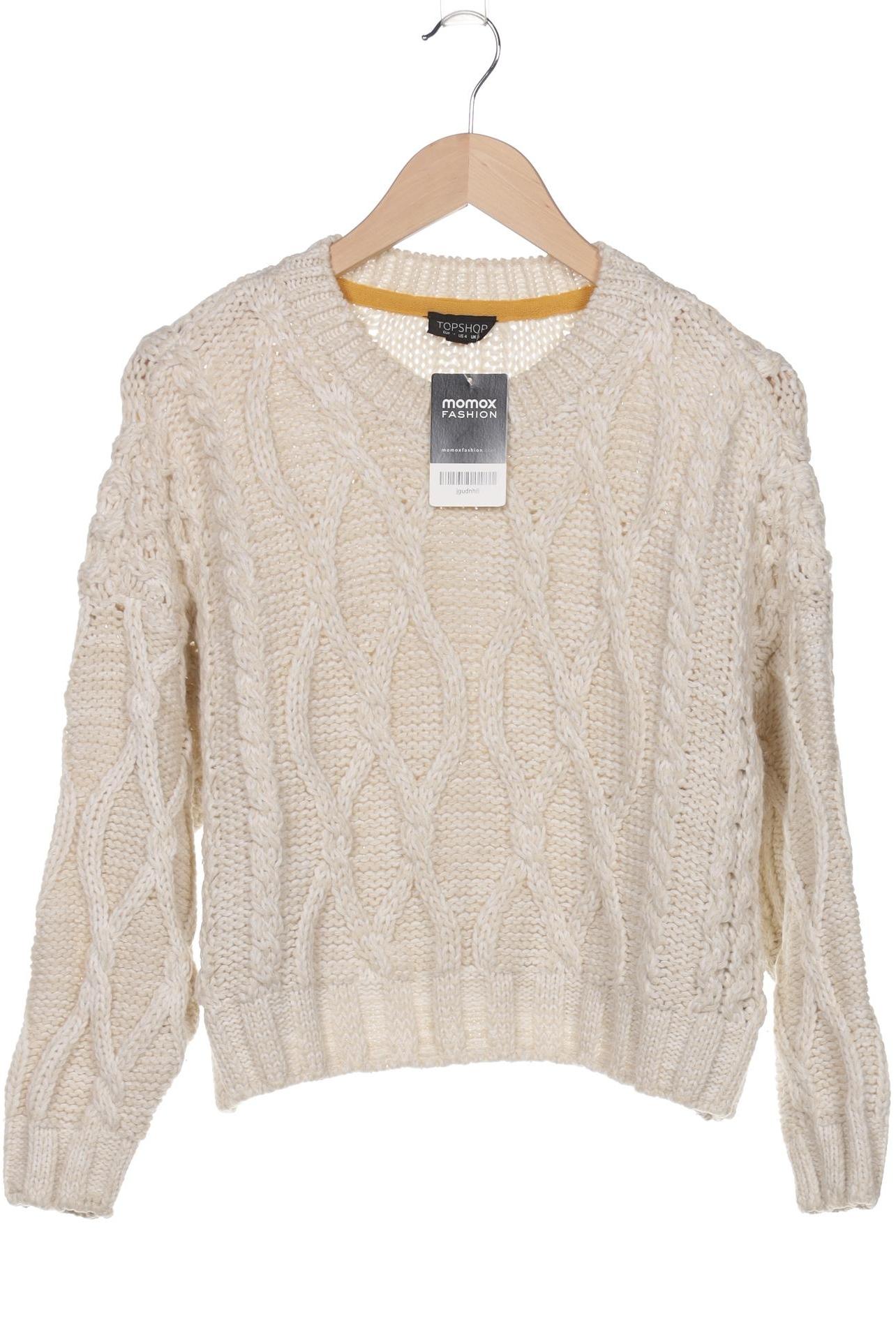 

Topshop Damen Pullover, cremeweiß, Gr. 36