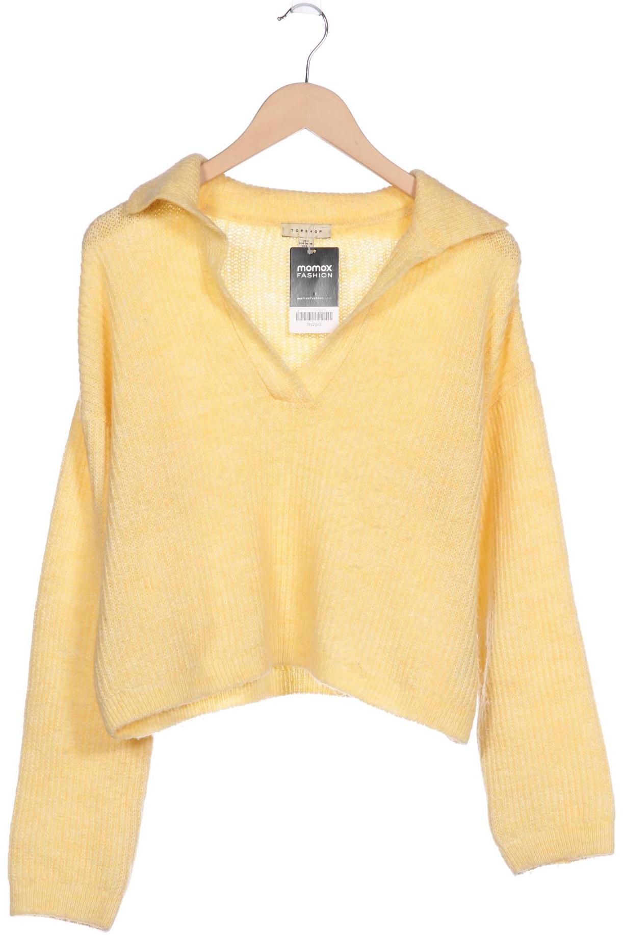 

Topshop Damen Pullover, gelb, Gr. 36