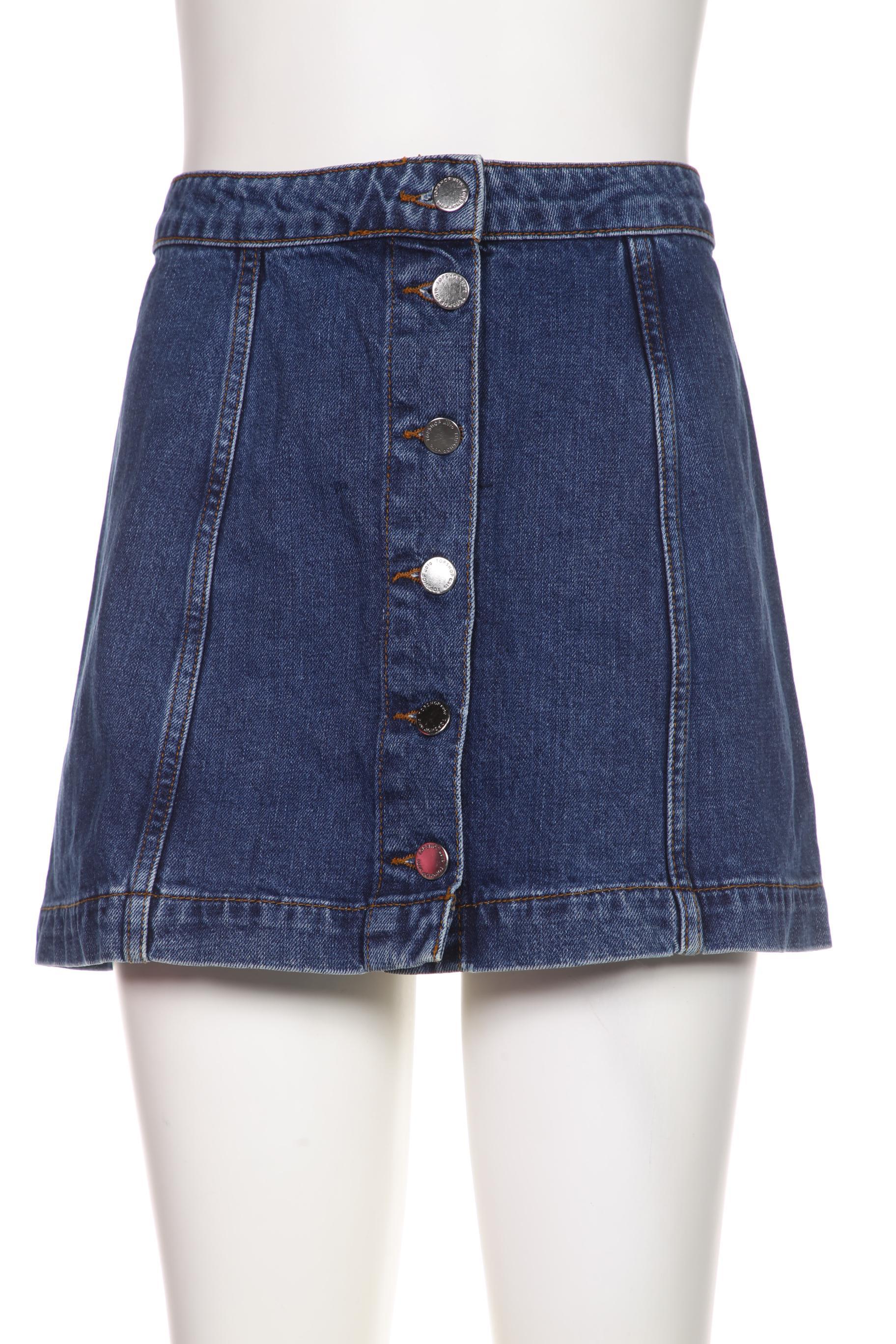 

Topshop Damen Rock, blau