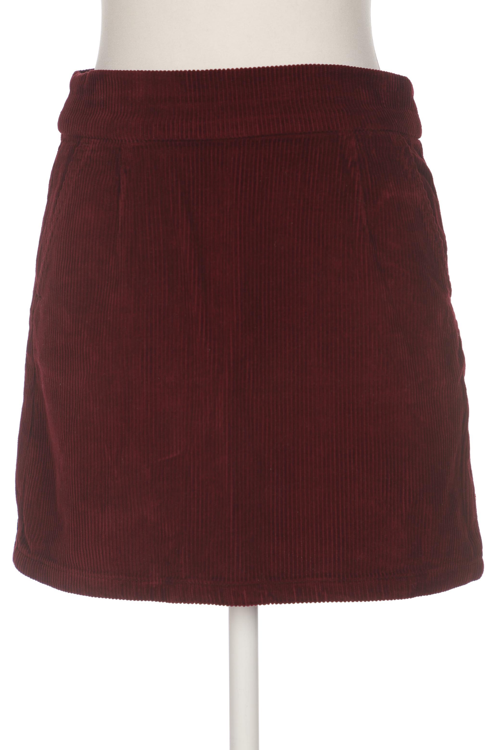 

Topshop Damen Rock, bordeaux, Gr. 26
