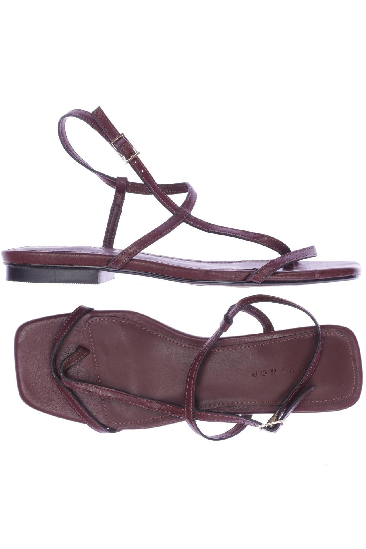 

Topshop Damen Sandale, bordeaux, Gr. 39