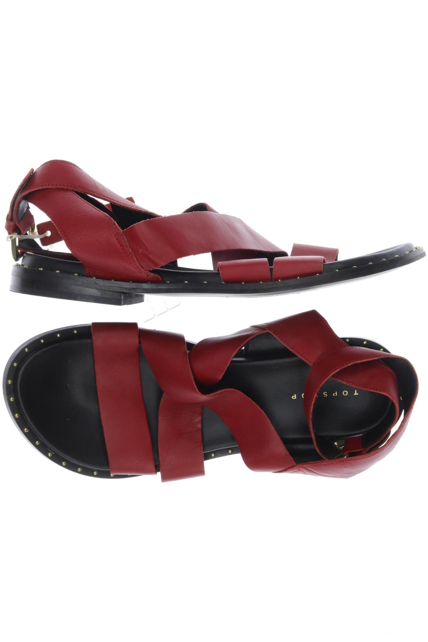 

Topshop Damen Sandale, rot, Gr. 40
