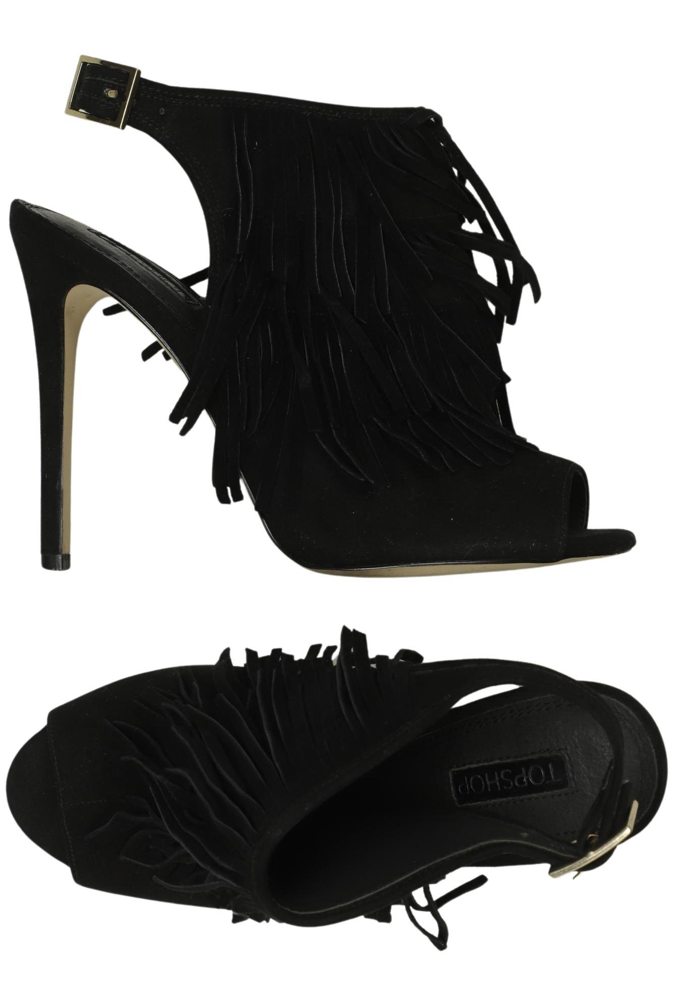 

Topshop Damen Sandale, schwarz, Gr. 7