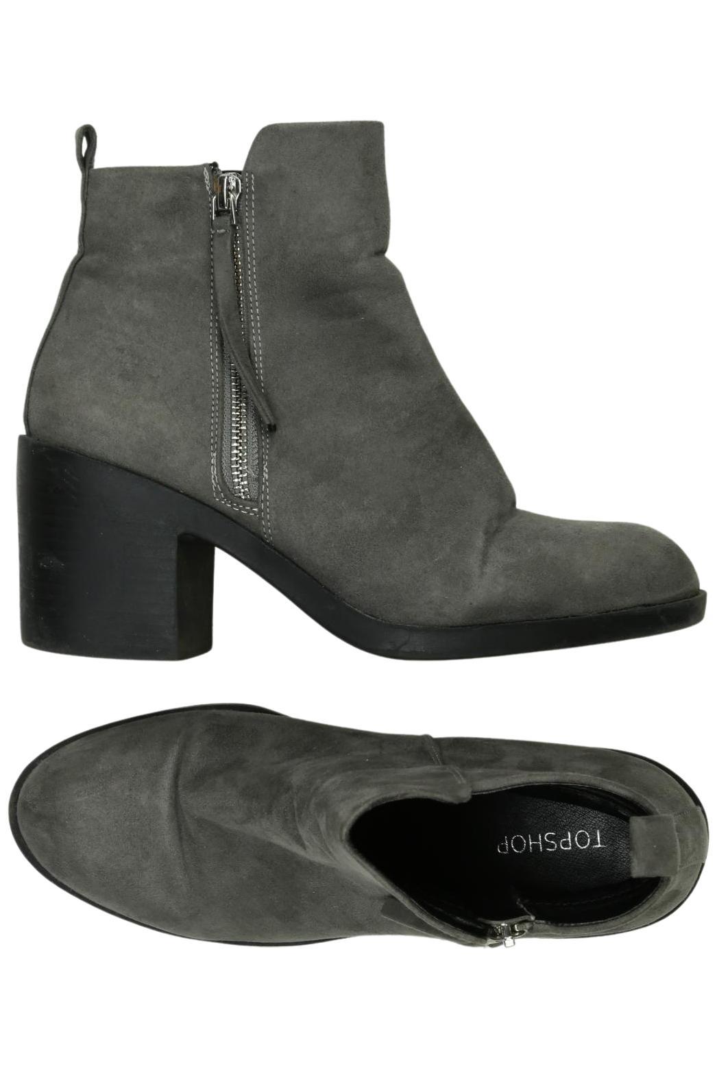 

Topshop Damen Stiefelette, grau, Gr. 39