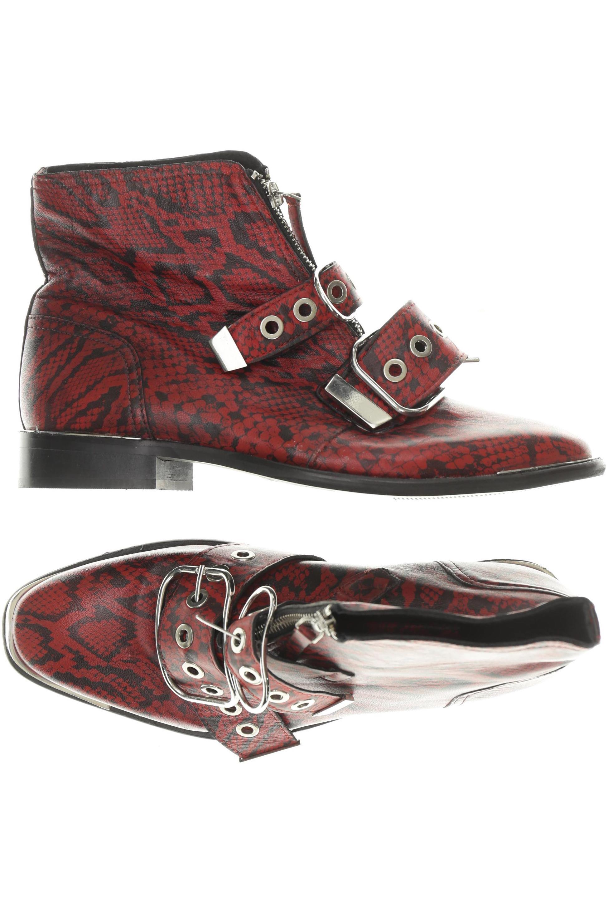 

Topshop Damen Stiefelette, rot, Gr. 42