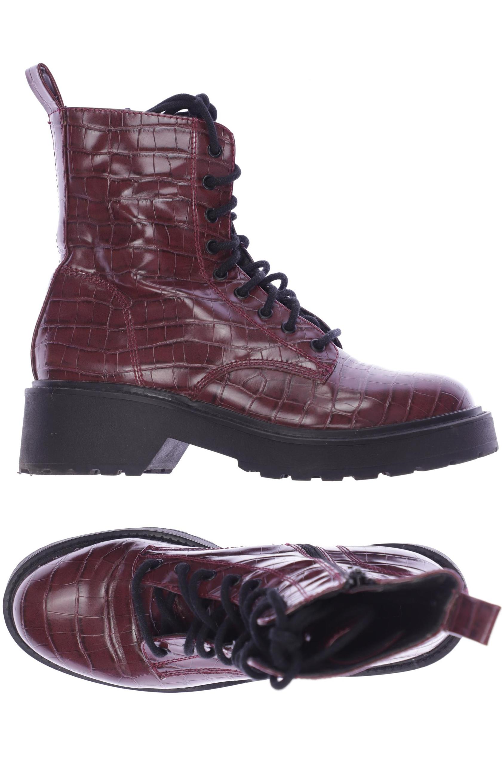 

Topshop Damen Stiefelette, bordeaux