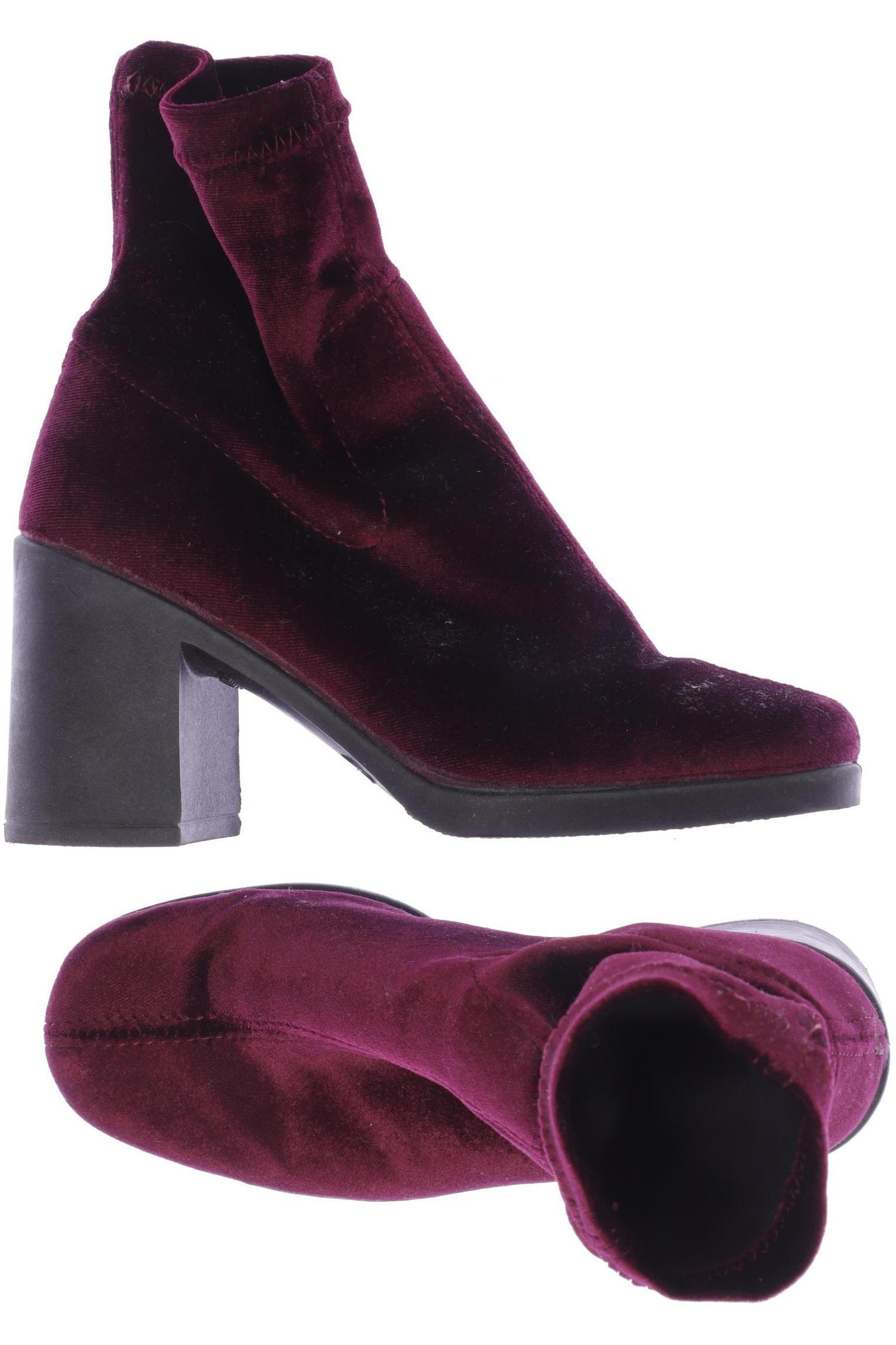 

Topshop Damen Stiefelette, bordeaux, Gr. 37