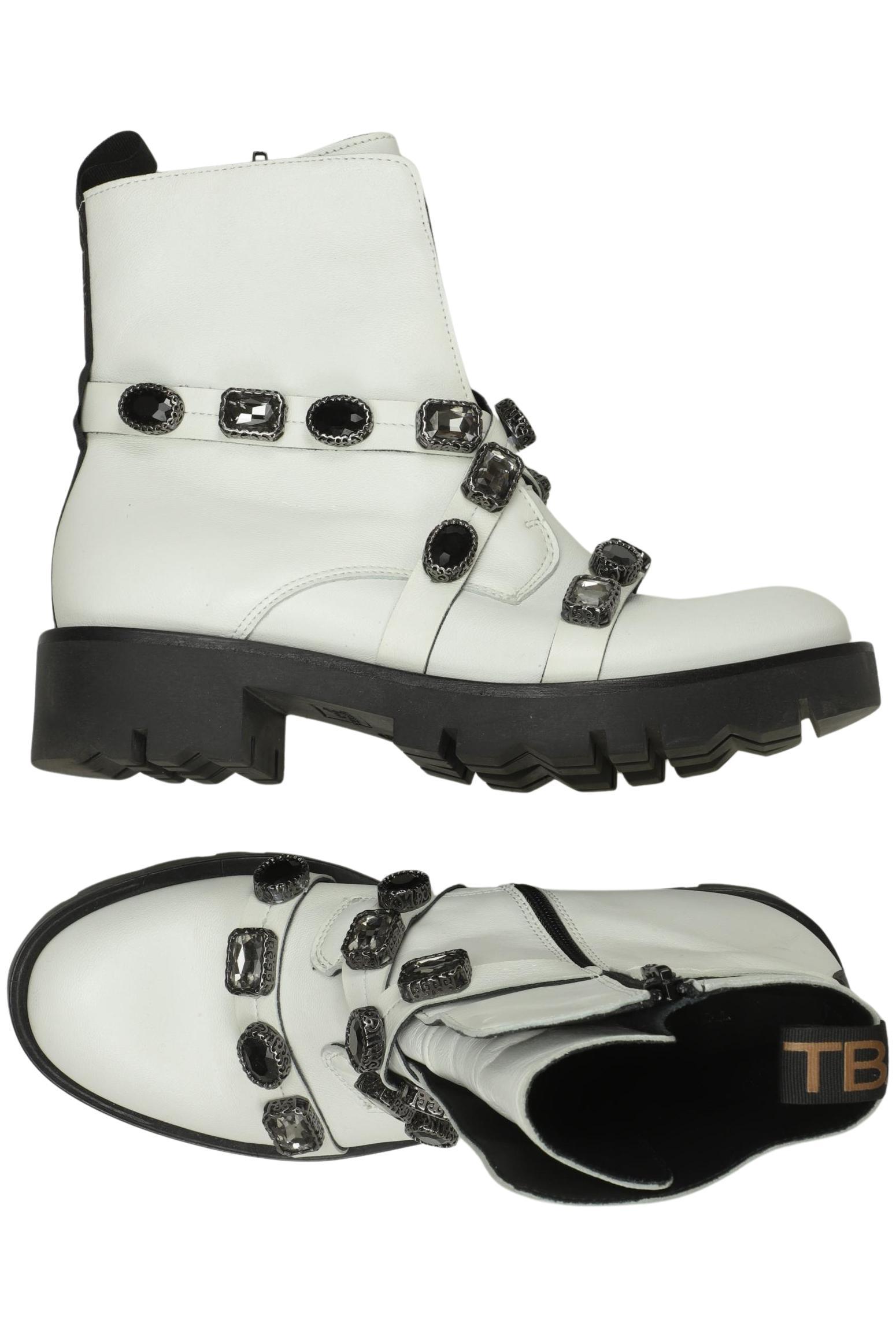 

Topshop Damen Stiefelette, weiß, Gr. 38