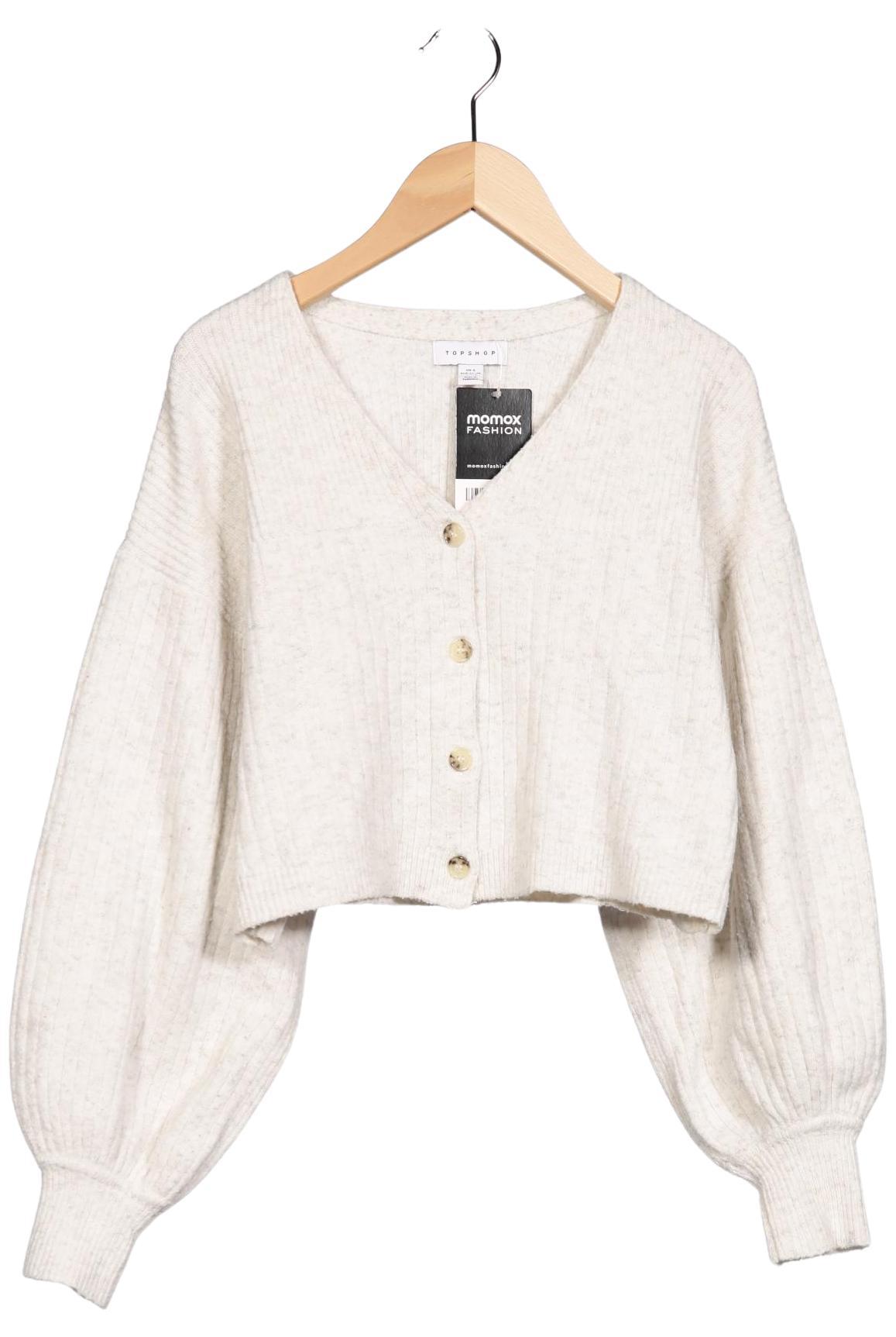 

Topshop Damen Strickjacke, cremeweiß, Gr. 36