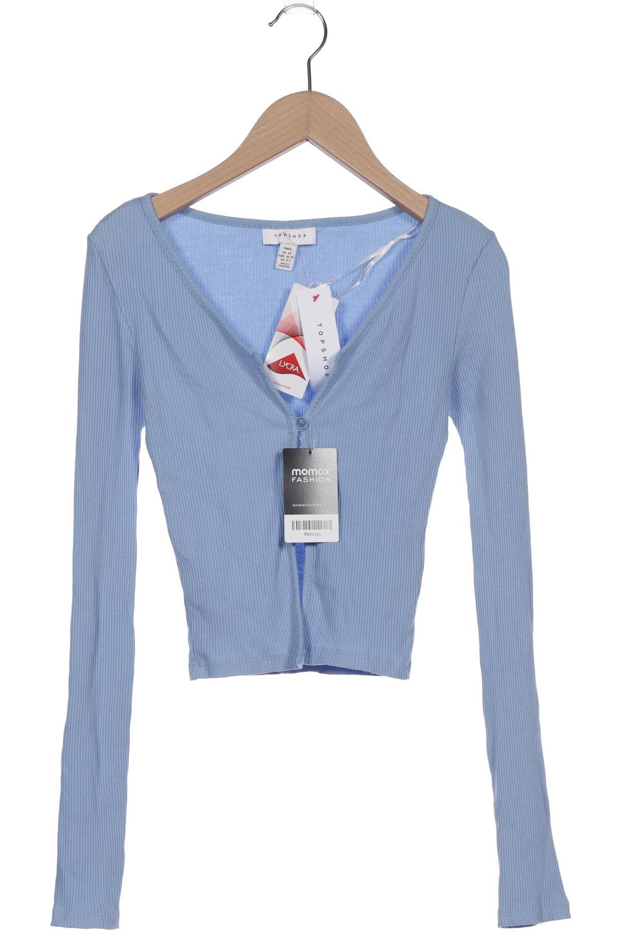 

Topshop Damen Strickjacke, blau, Gr. 32