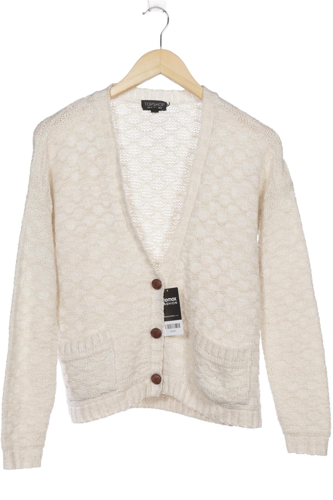 

Topshop Damen Strickjacke, beige, Gr. 36