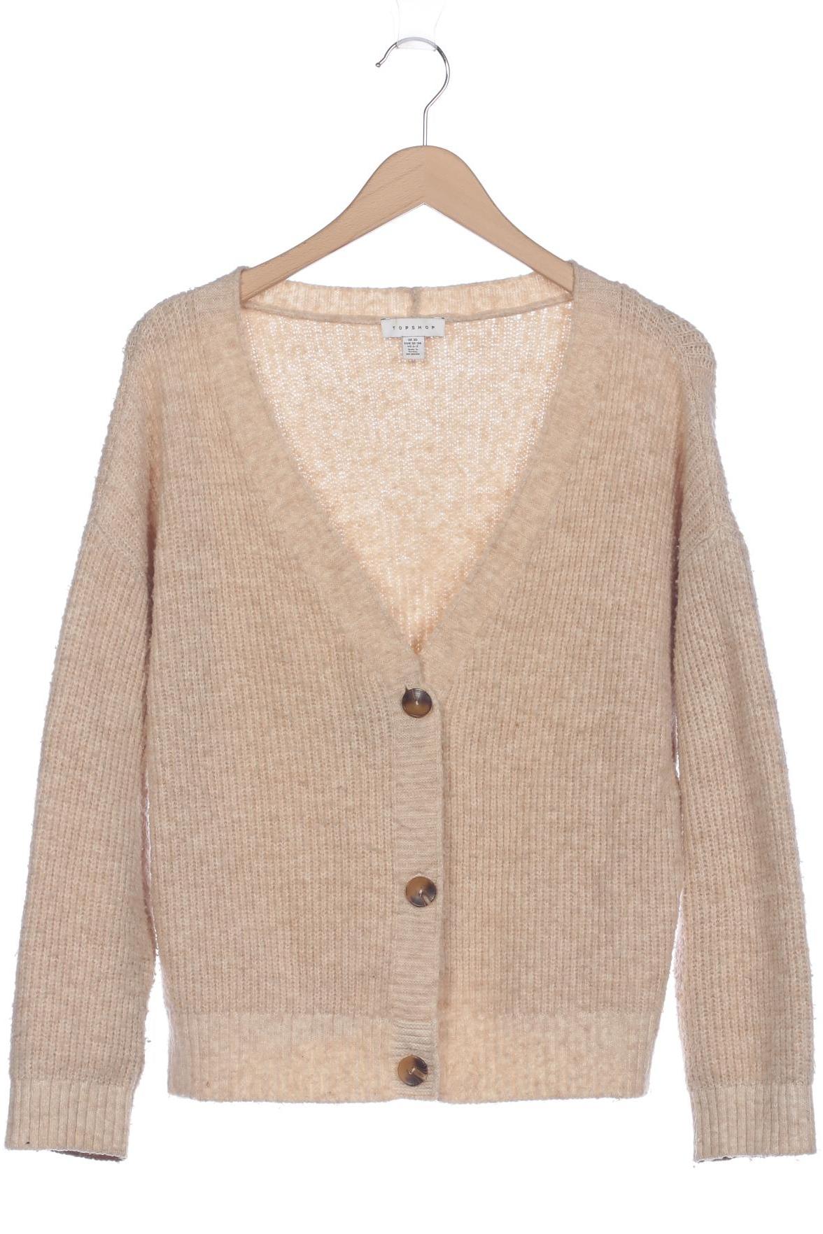 

Topshop Damen Strickjacke, beige, Gr. 34