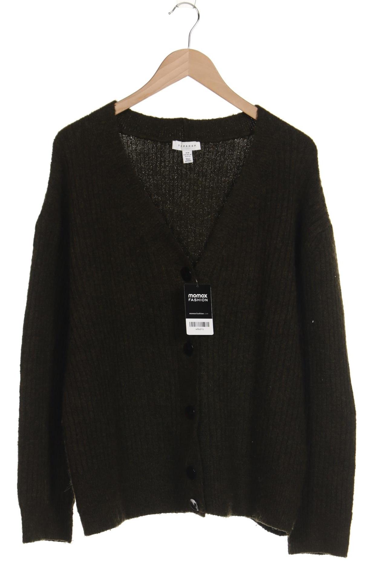 

Topshop Damen Strickjacke, grün, Gr. 40