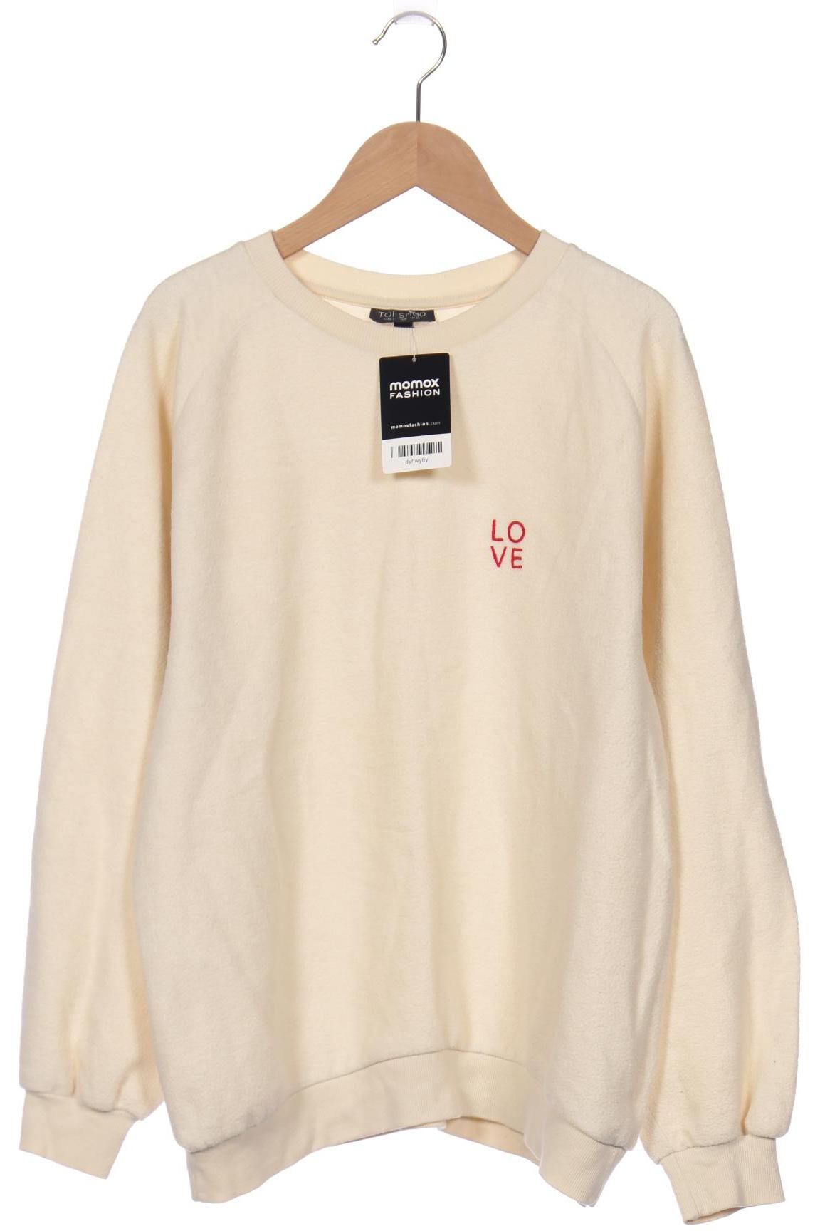 

Topshop Damen Sweatshirt, cremeweiß, Gr. 38