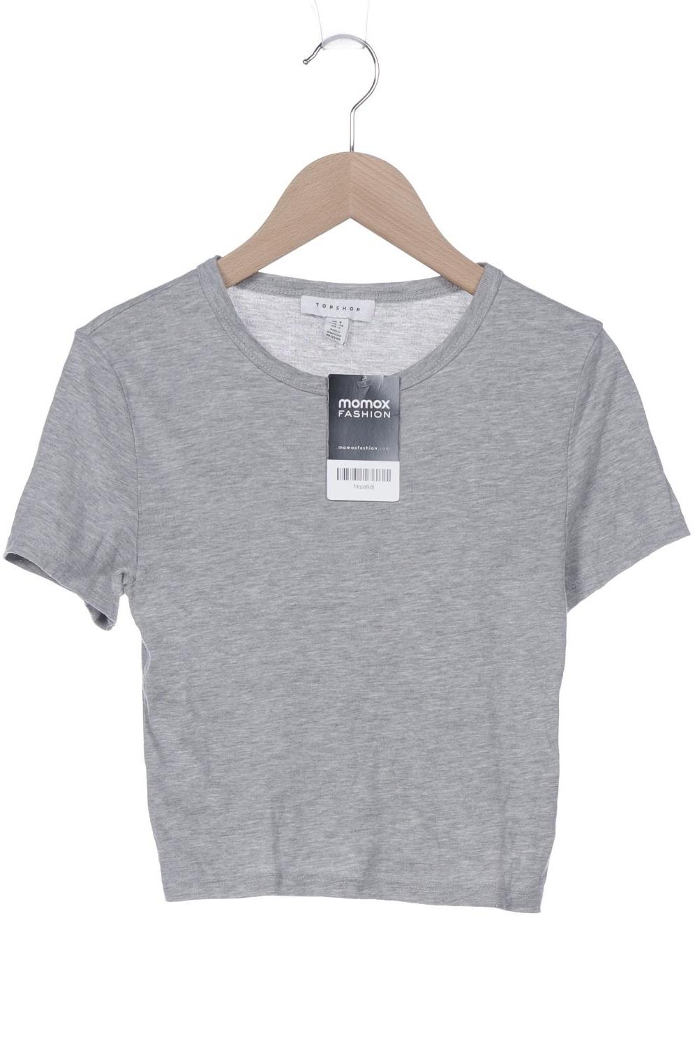 

Topshop Damen T-Shirt, grau, Gr. 36