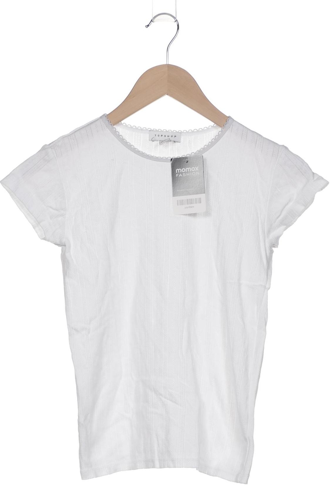 

Topshop Damen T-Shirt, weiß, Gr. 36