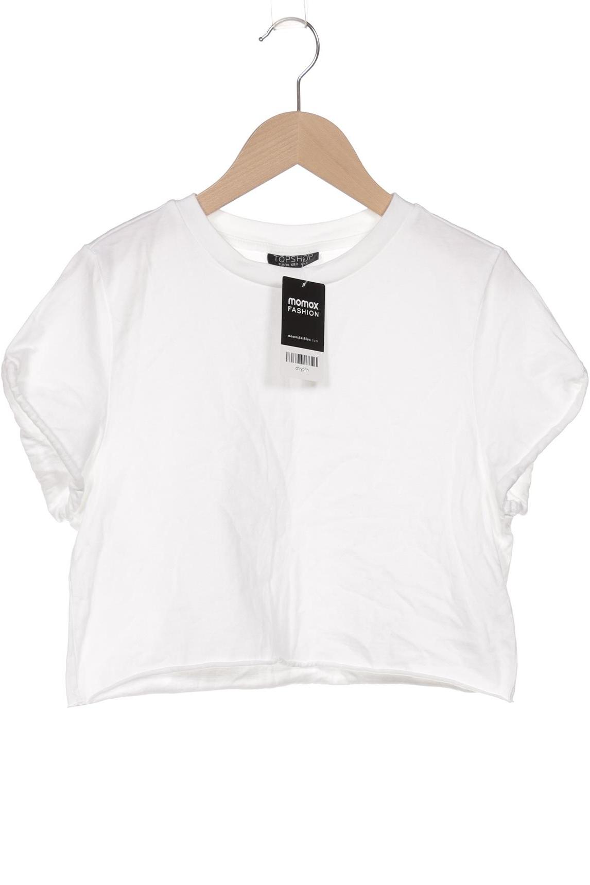 

Topshop Damen T-Shirt, weiß, Gr. 34