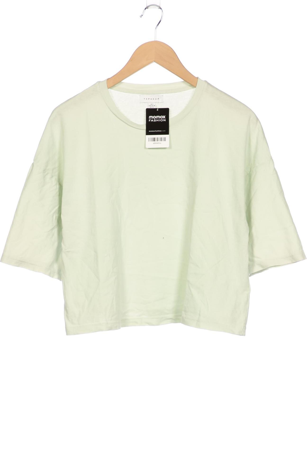

Topshop Damen T-Shirt, hellgrün, Gr. 36