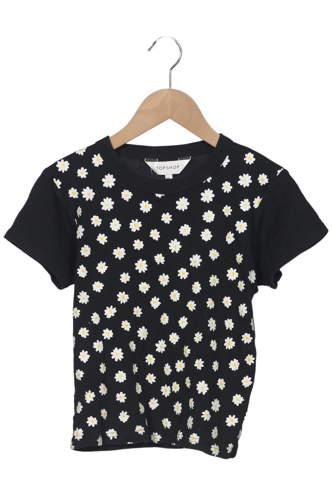 

Topshop Damen T-Shirt, schwarz, Gr. 14