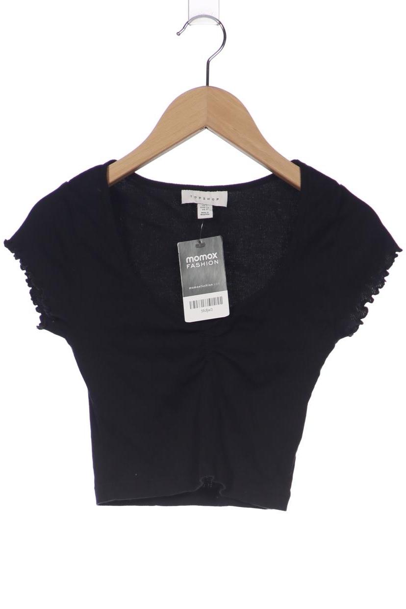 

Topshop Damen T-Shirt, schwarz, Gr. 34