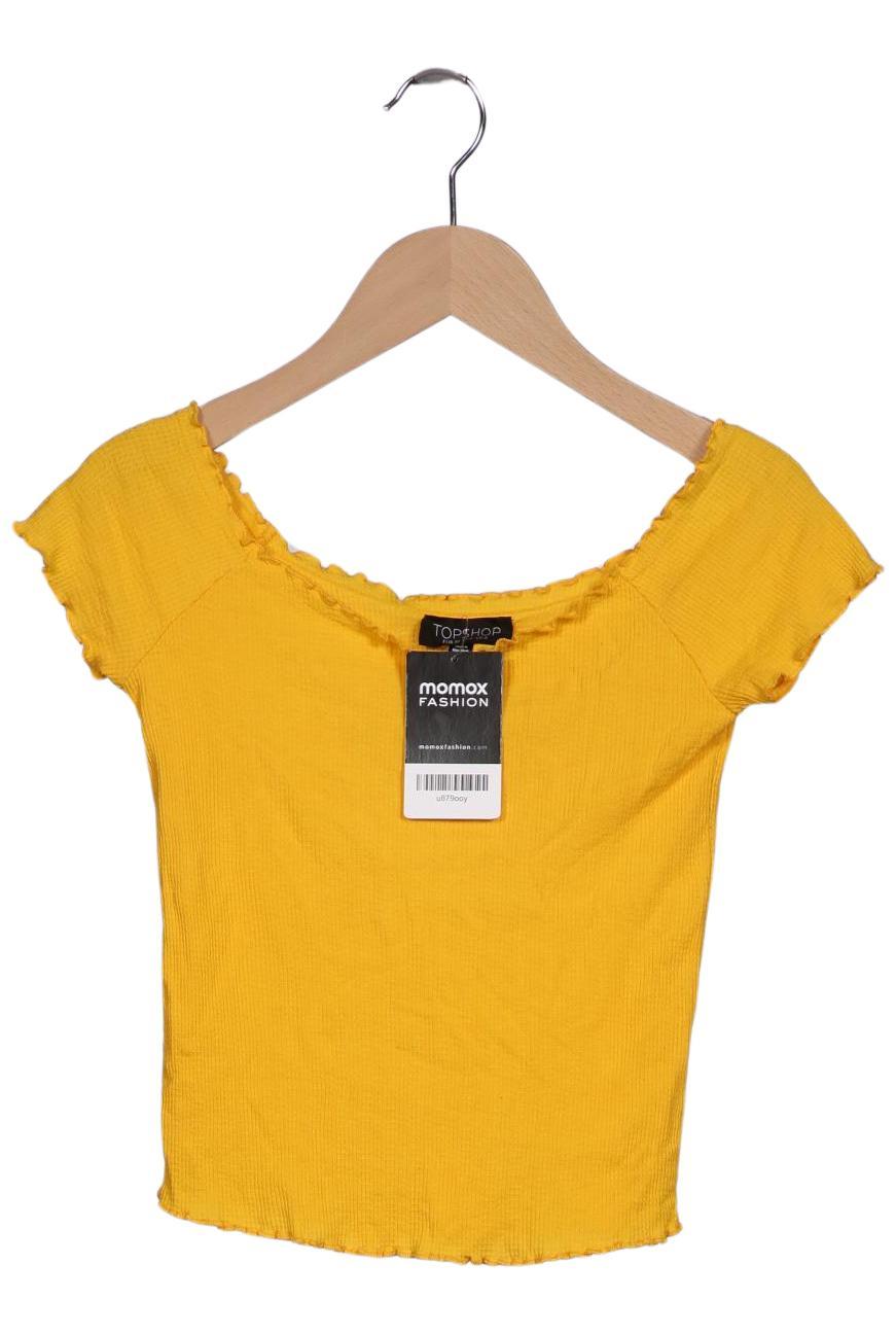 

Topshop Damen T-Shirt, gelb, Gr. 36