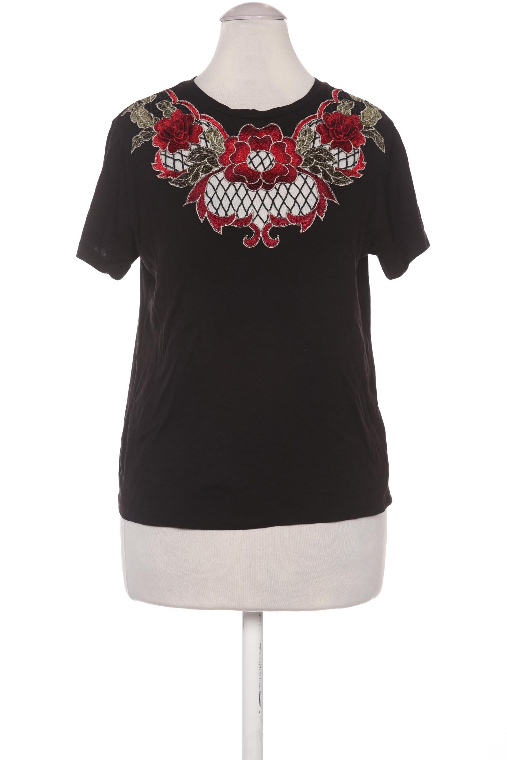

Topshop Damen T-Shirt, schwarz, Gr. 34