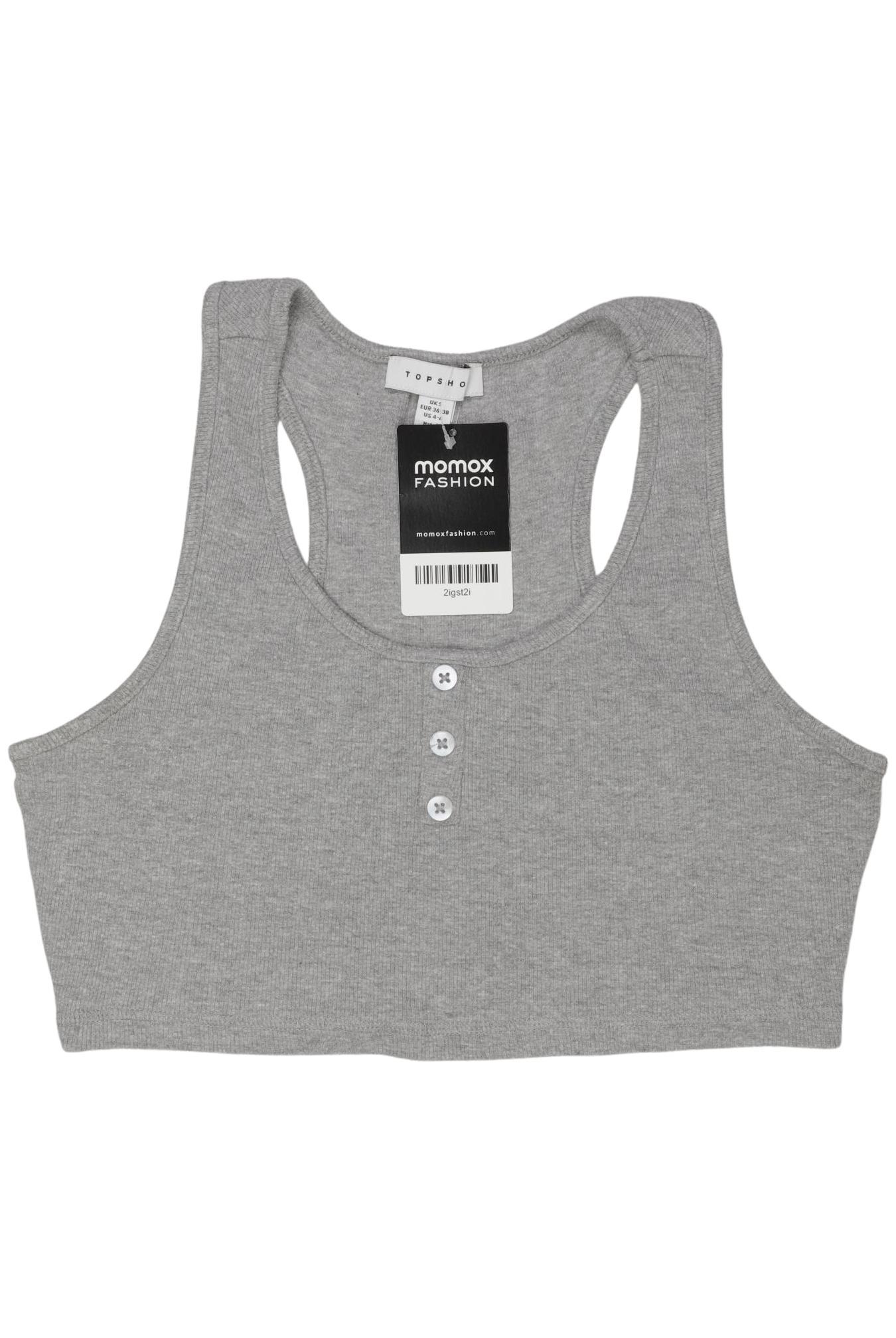 

Topshop Damen Top, grau, Gr. 36