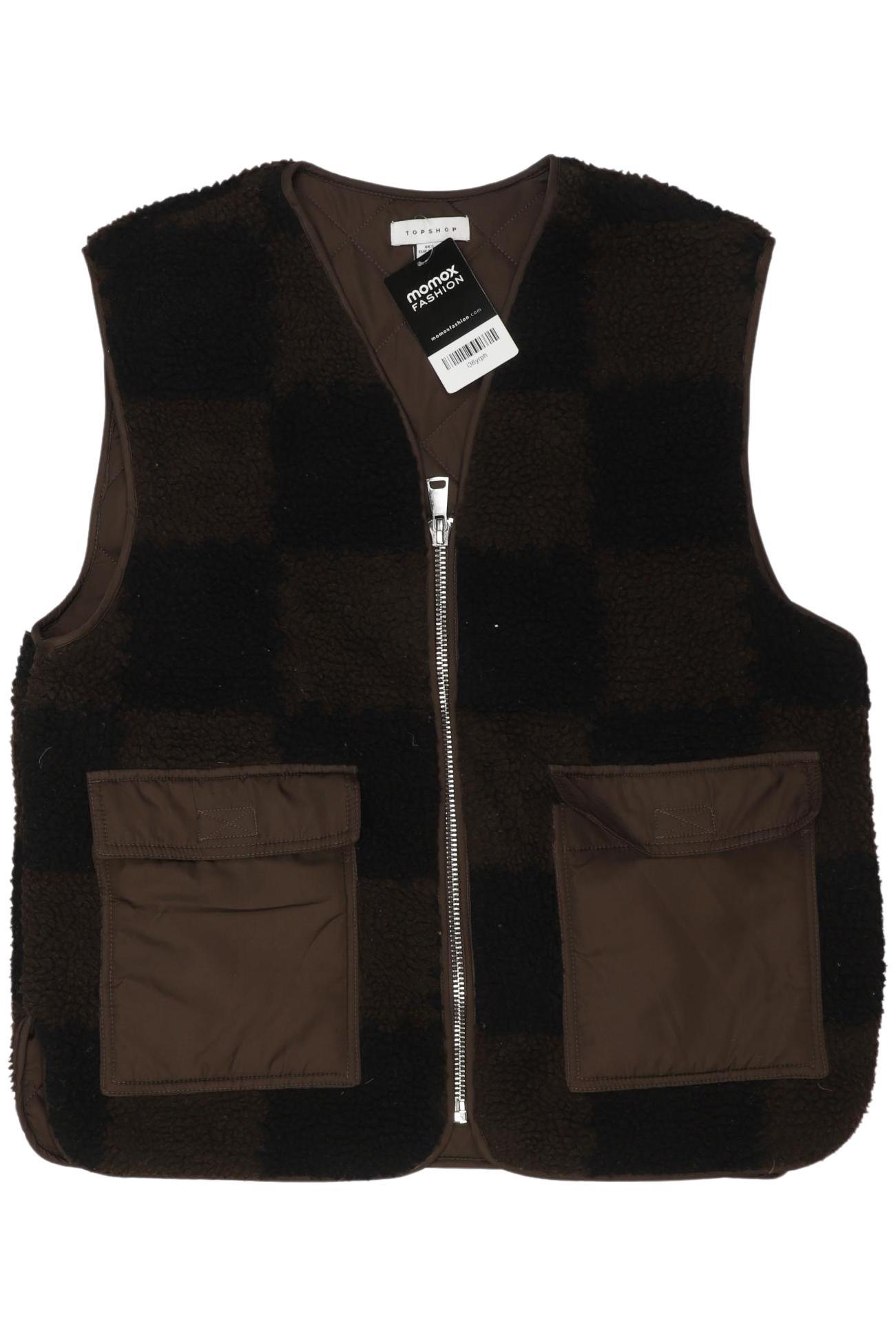 

Topshop Damen Weste, braun, Gr. 36