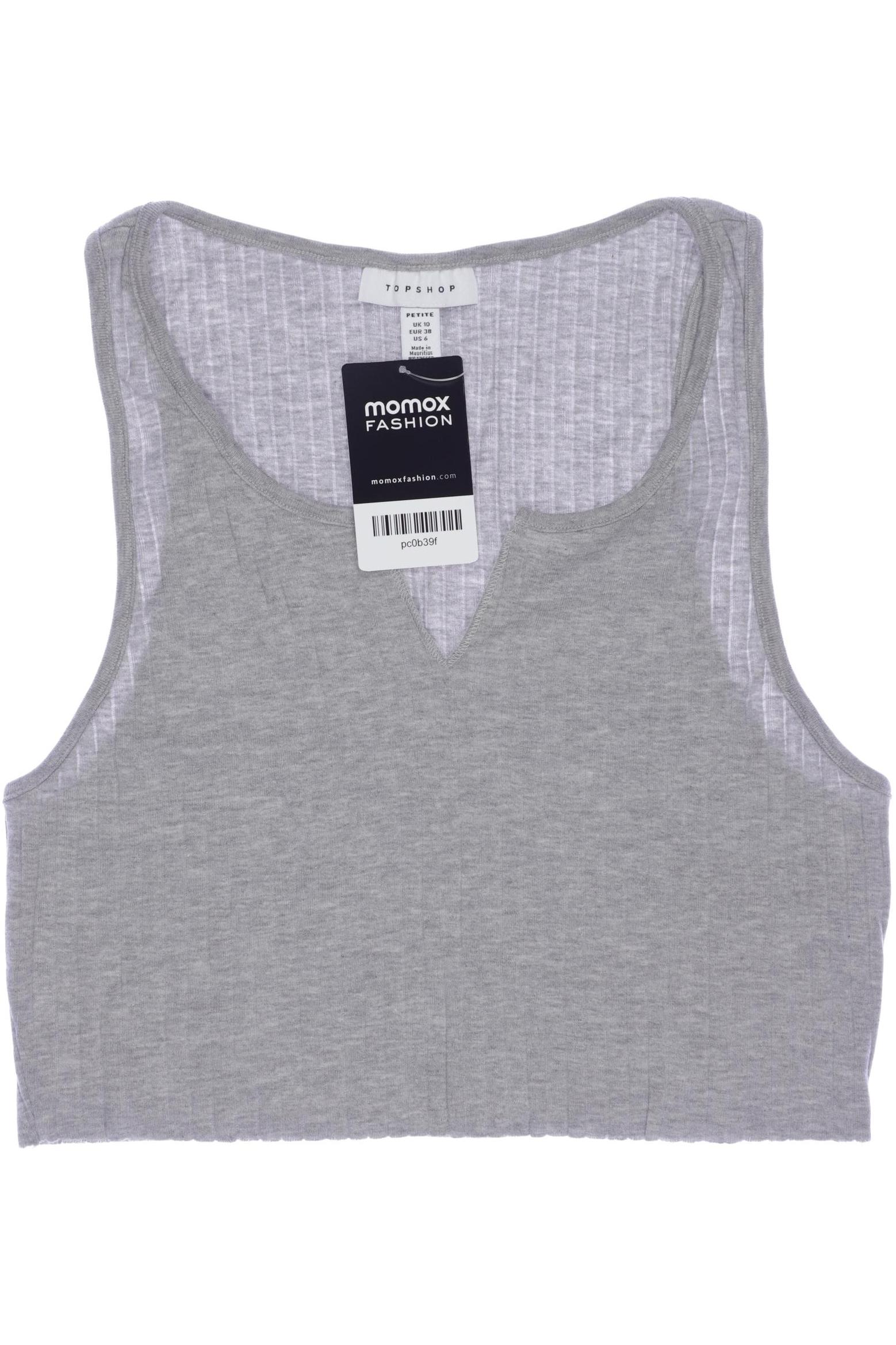 

Topshop Petite Damen Top, grau, Gr. 38