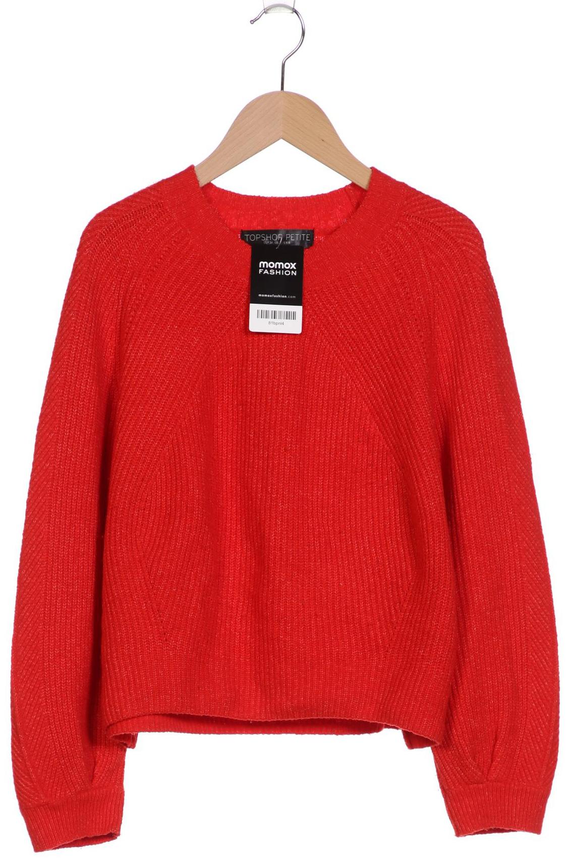 

Topshop Petite Damen Pullover, rot, Gr. 34