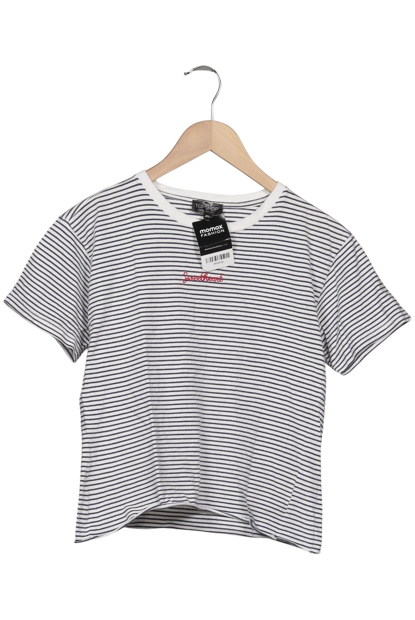

Topshop Petite Damen T-Shirt, weiß, Gr. 32