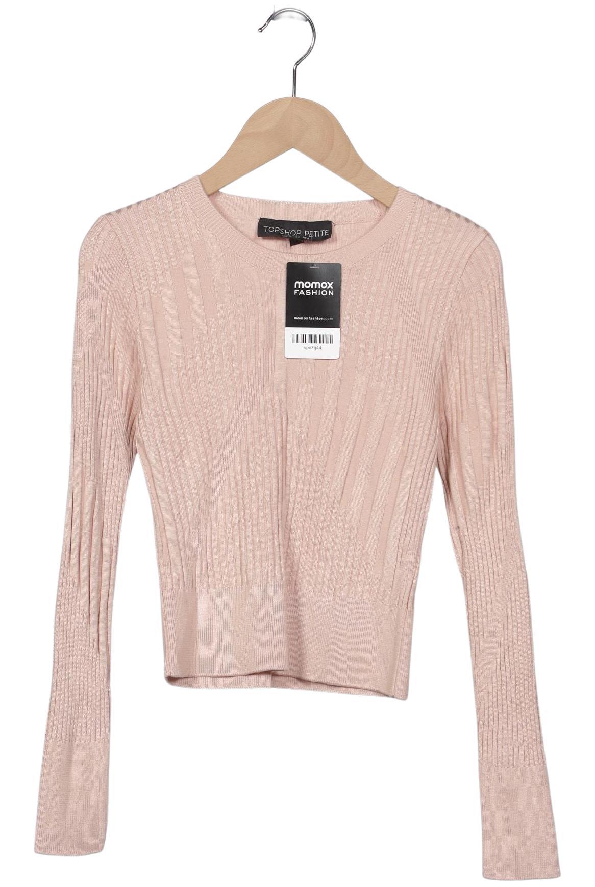 

Topshop Petite Damen Langarmshirt, pink, Gr. 34