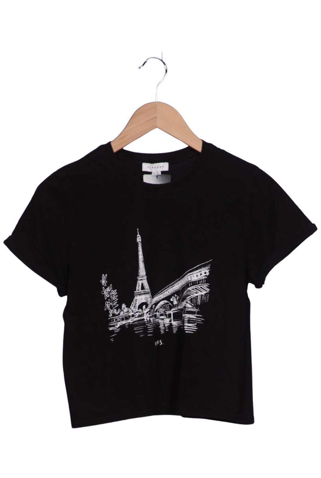 

Topshop Tall Damen T-Shirt, schwarz, Gr. 34