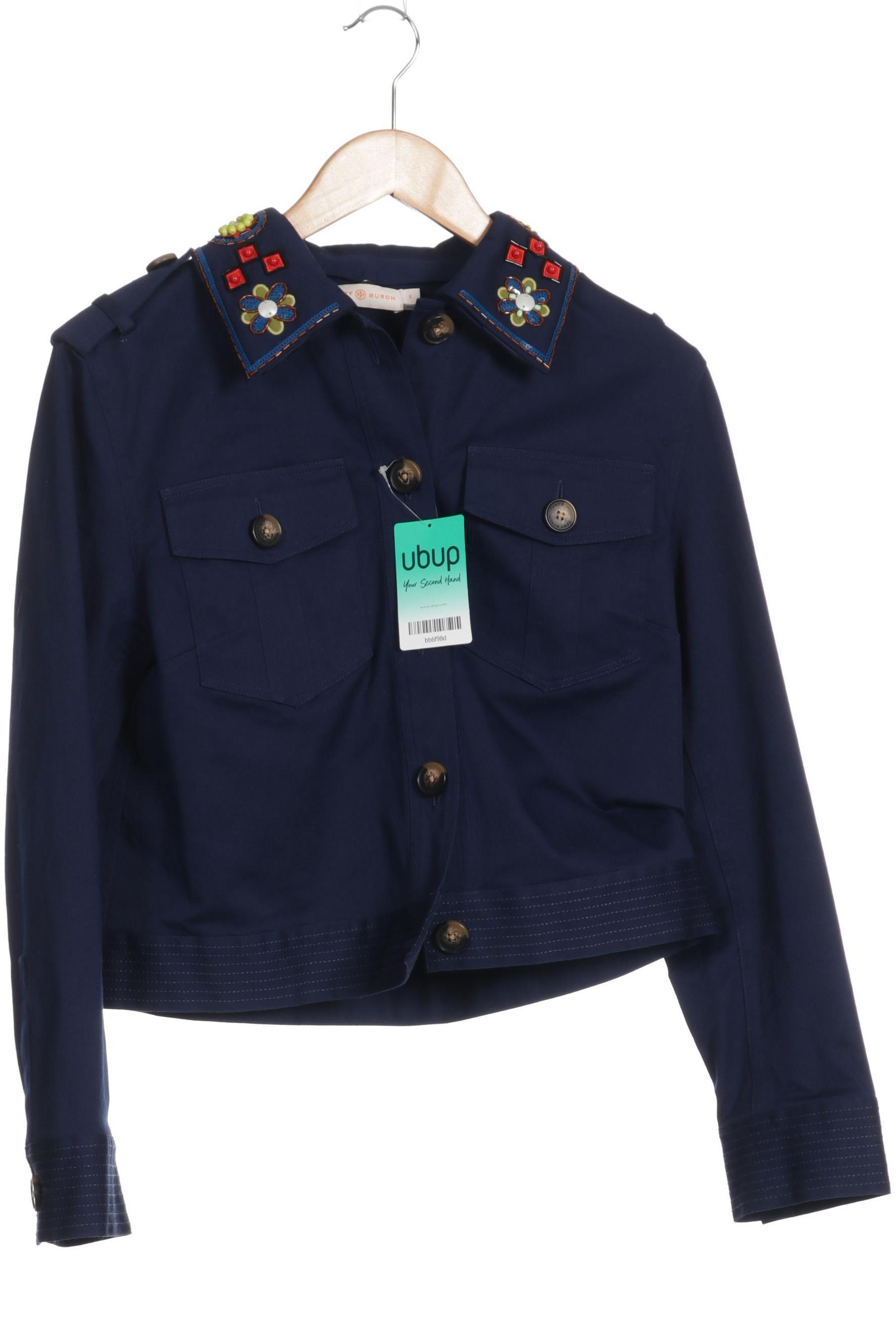 

Tory Burch Damen Jacke, blau, Gr. 6