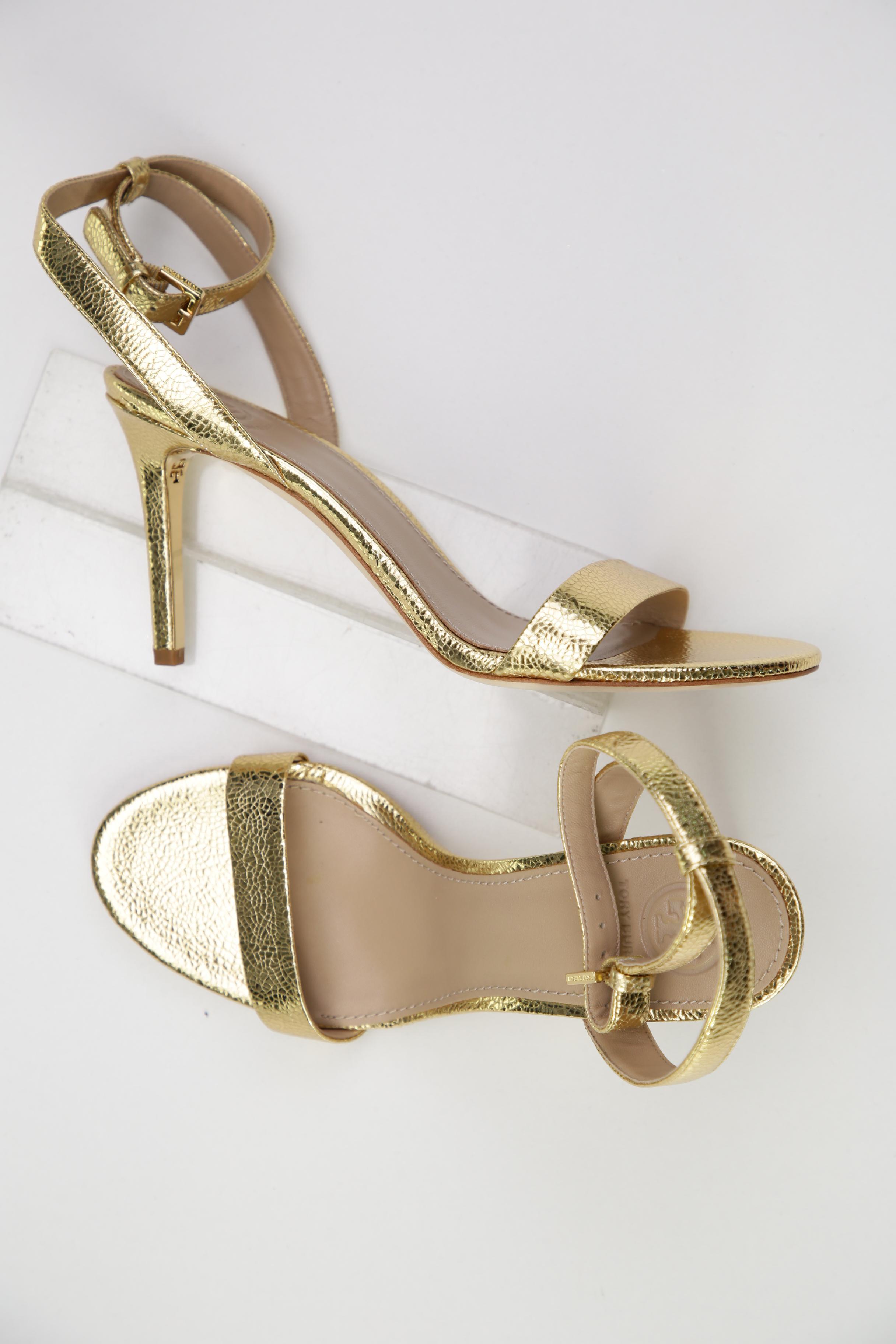 

Tory Burch Damen Sandale, gelb, Gr. 7