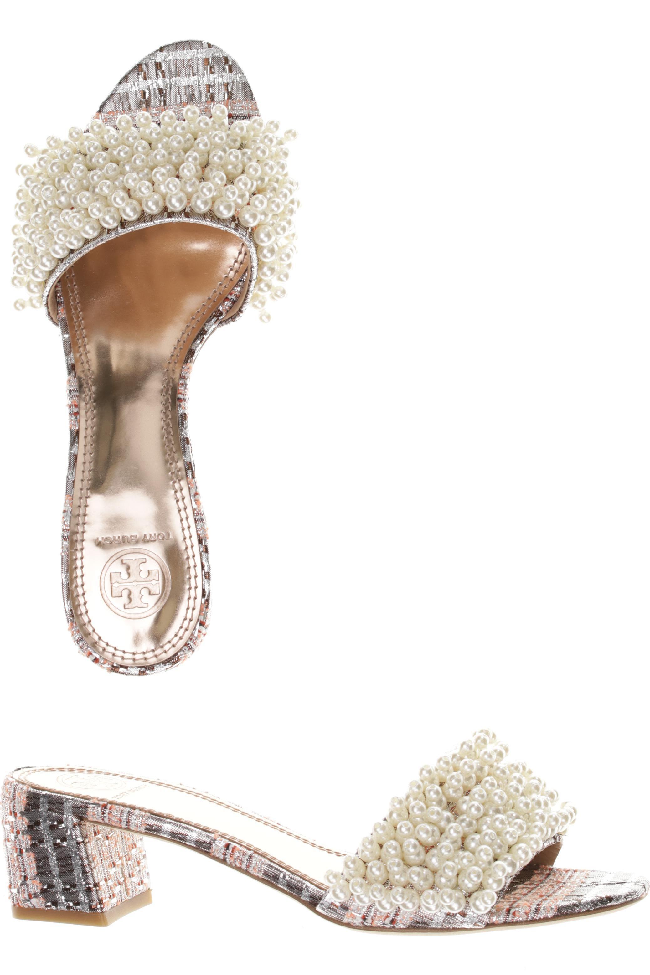 

Tory Burch Damen Sandale, weiß, Gr. 7