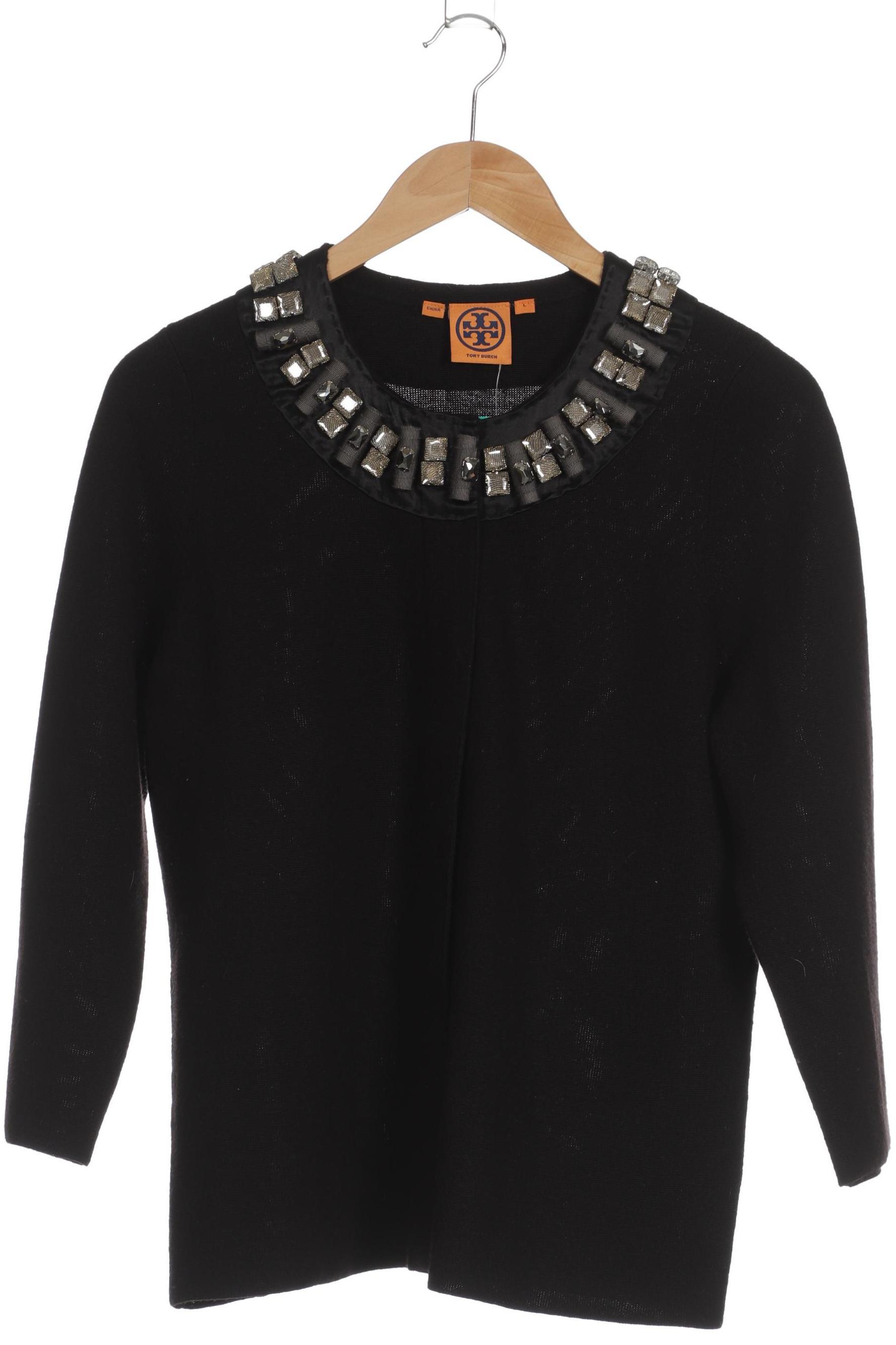 

Tory Burch Damen Strickjacke, schwarz, Gr.