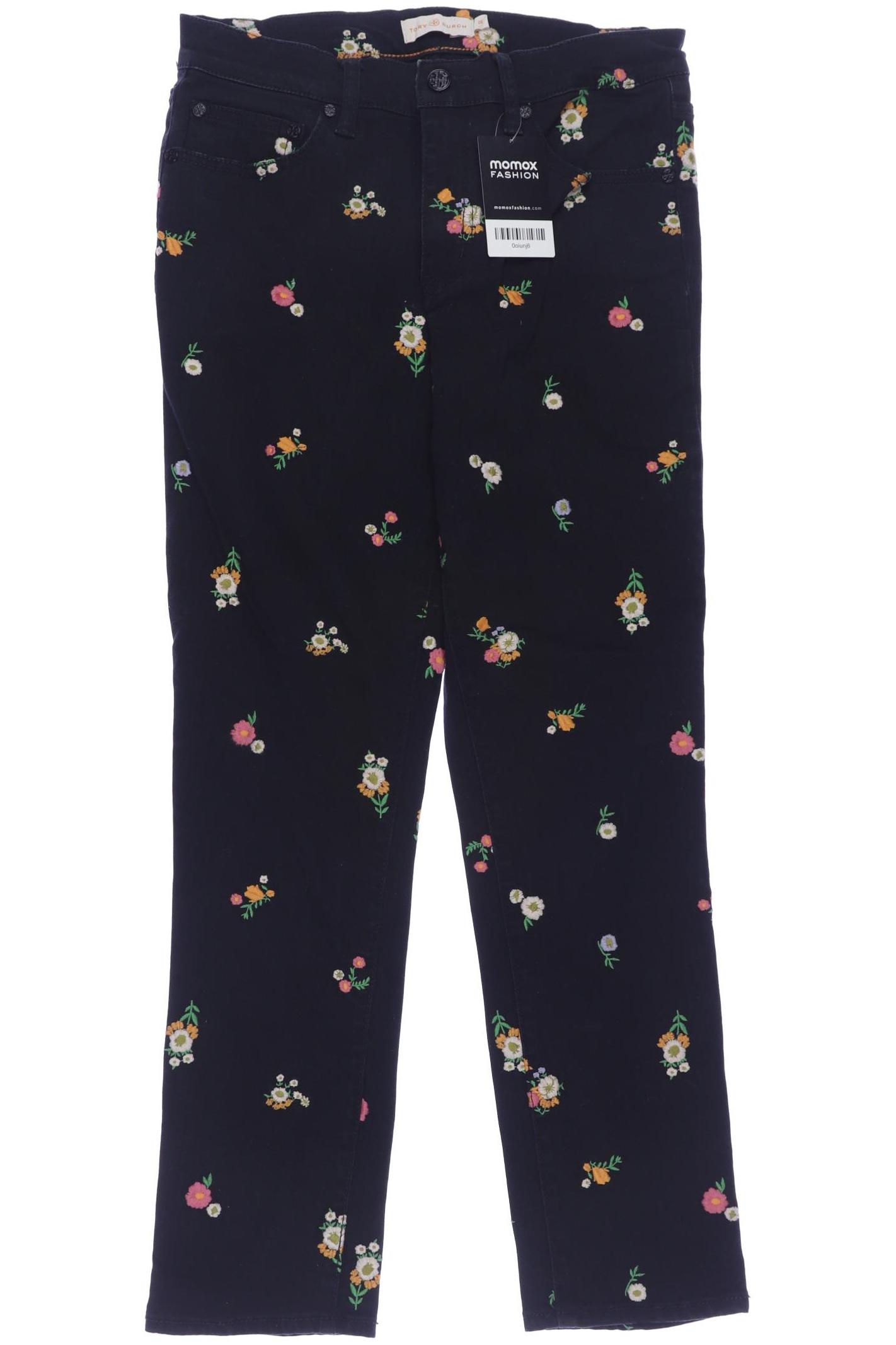 

Tory Burch Damen Jeans, schwarz, Gr. 0