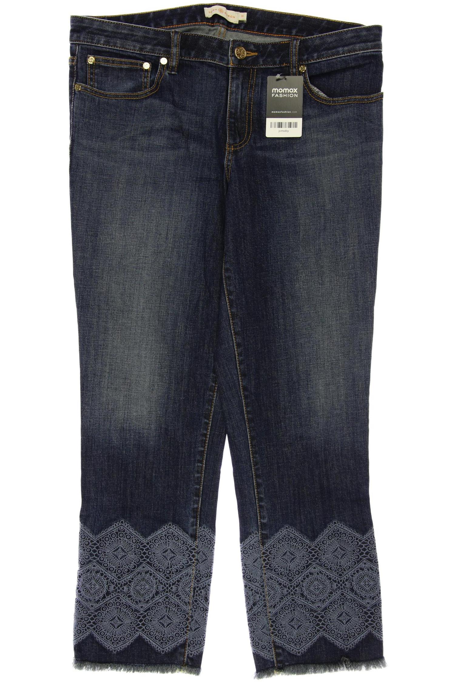 

Tory Burch Damen Jeans, marineblau, Gr. 31